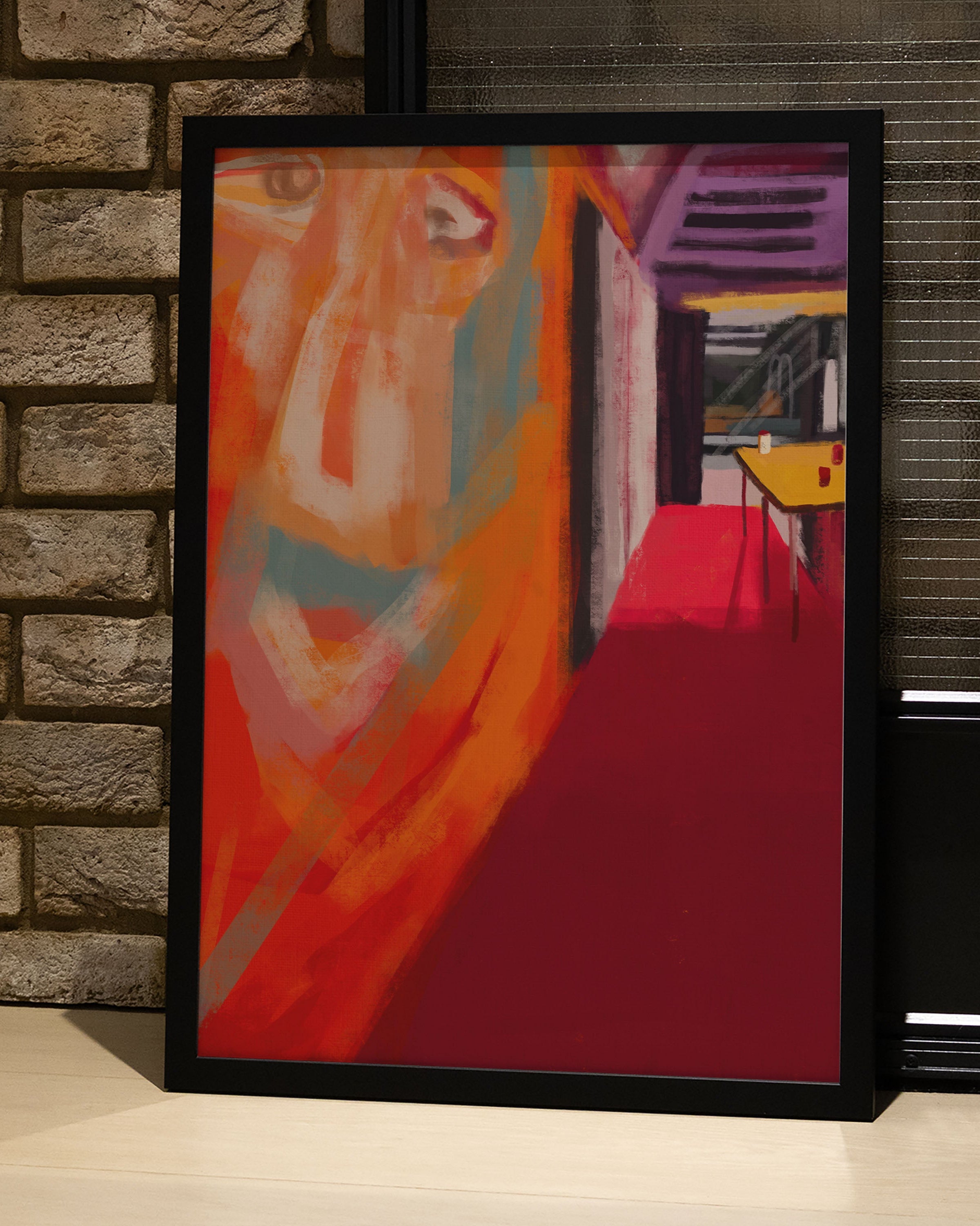 The Bar Poster – Print Material Wandbild, moderne Kunst & Fine Art Print von Spawnd, handgefertigt & Made in Germany