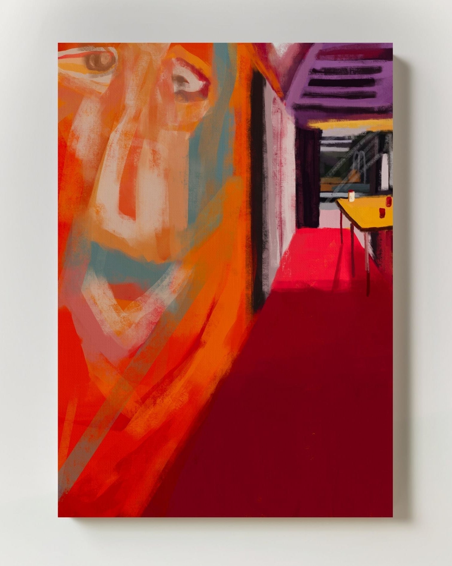 The Bar Poster – Print Material Wandbild, moderne Kunst & Fine Art Print von Spawnd, handgefertigt & Made in Germany