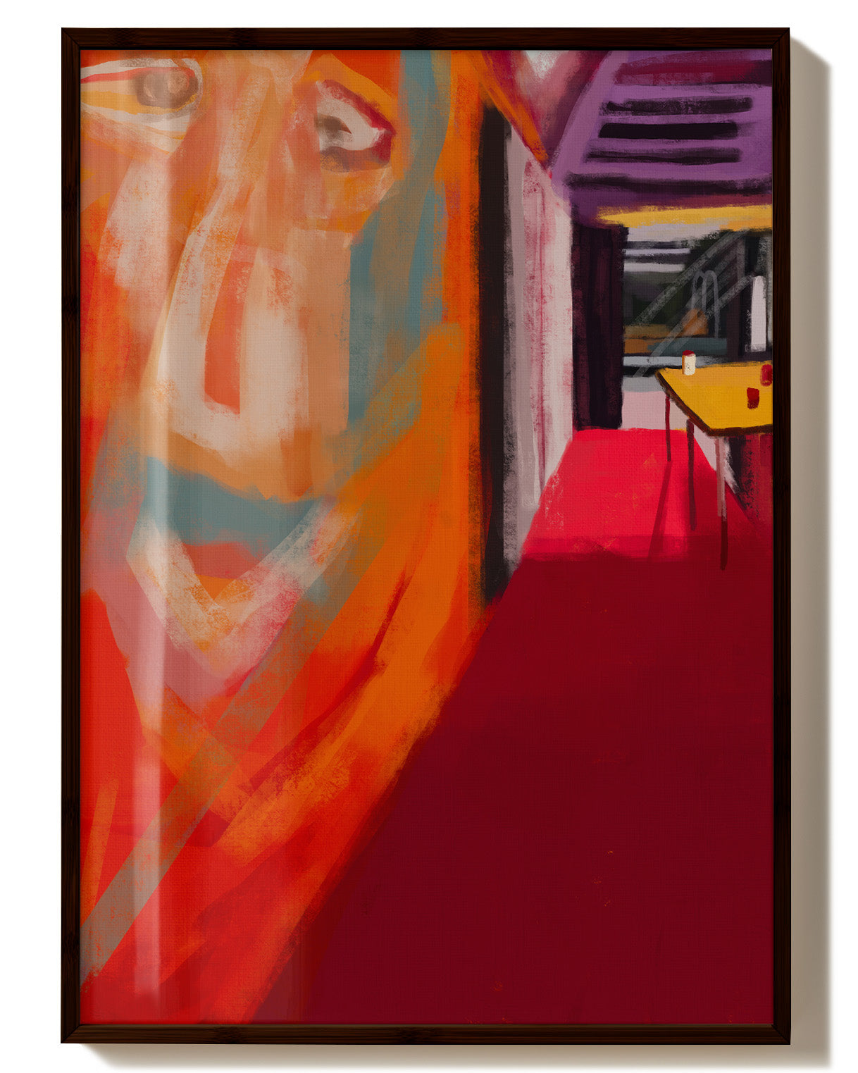 The Bar Poster – Print Material Wandbild, moderne Kunst & Fine Art Print von Spawnd, handgefertigt & Made in Germany