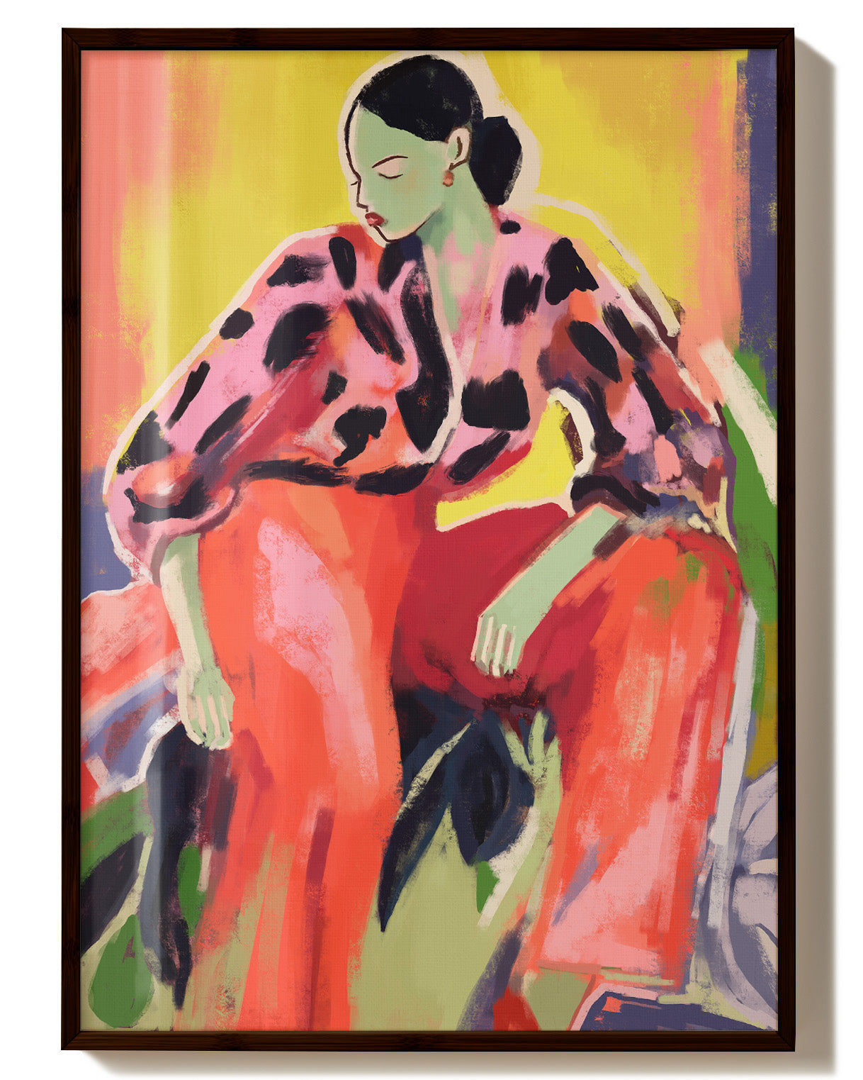 The Floor is Thinking Poster – Print Material Wandbild, moderne Kunst & Fine Art Print von Spawnd, handgefertigt & Made in Germany