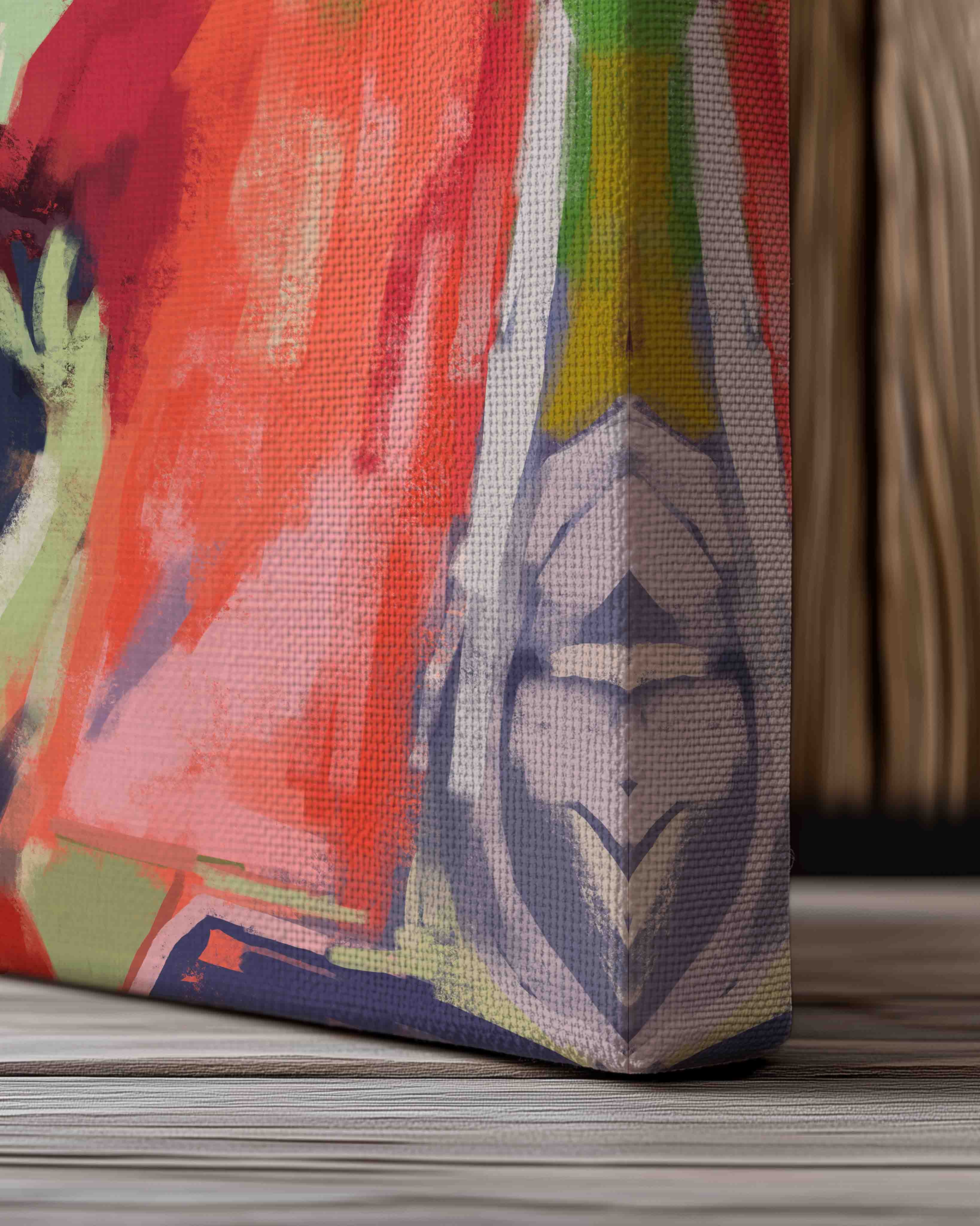 The Floor is Thinking Poster – Print Material Wandbild, moderne Kunst & Fine Art Print von Spawnd, handgefertigt & Made in Germany