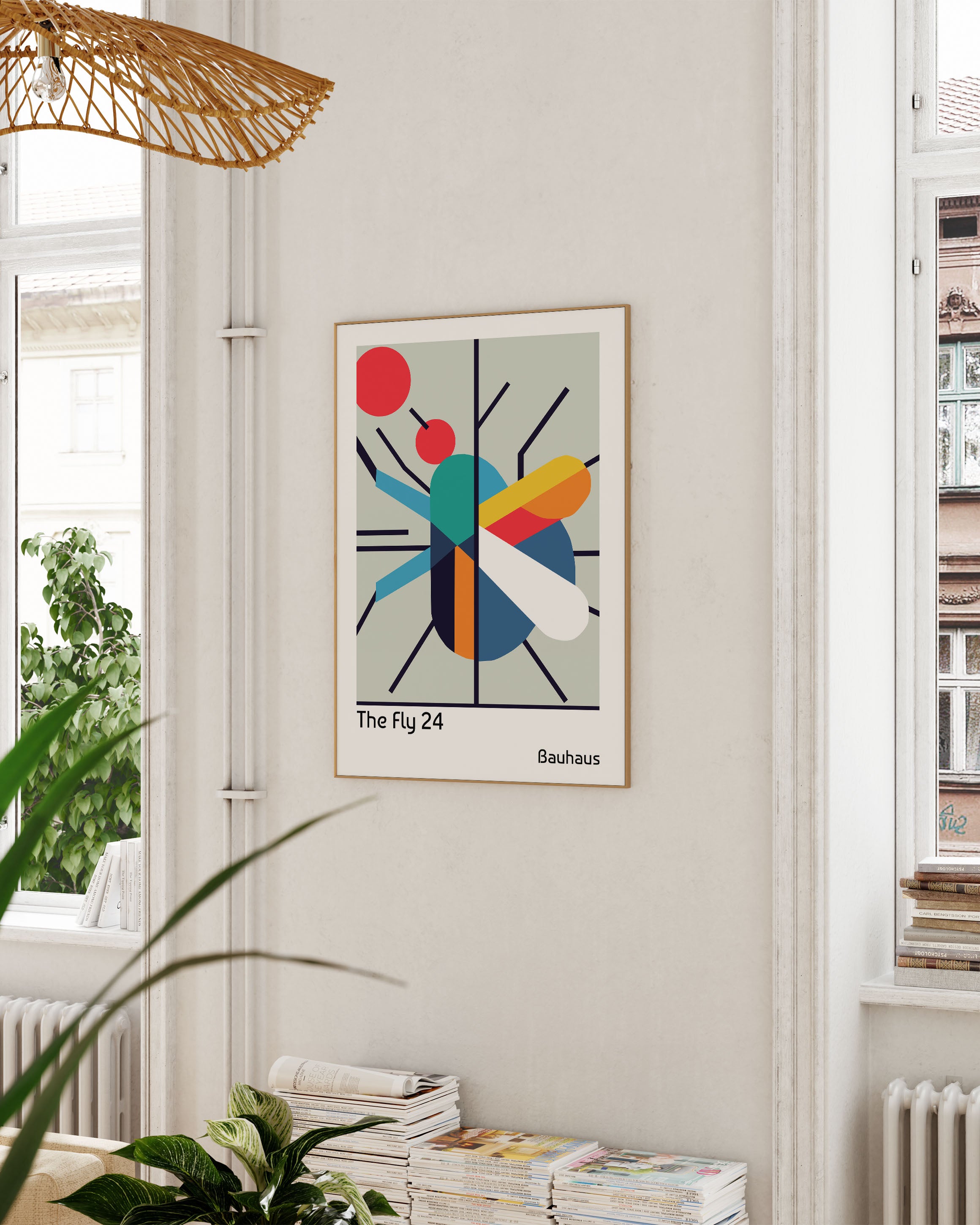 The Fly 24 Poster – Print Material Wandbild, moderne Kunst & Fine Art Print von Spawnd, handgefertigt & Made in Germany