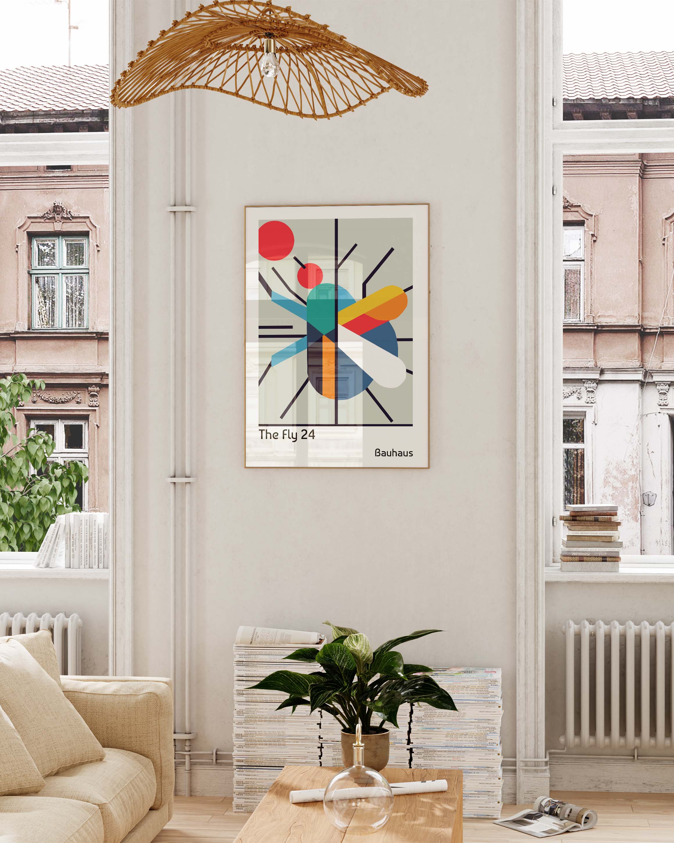 The Fly 24 Poster – Print Material Wandbild, moderne Kunst & Fine Art Print von Spawnd, handgefertigt & Made in Germany