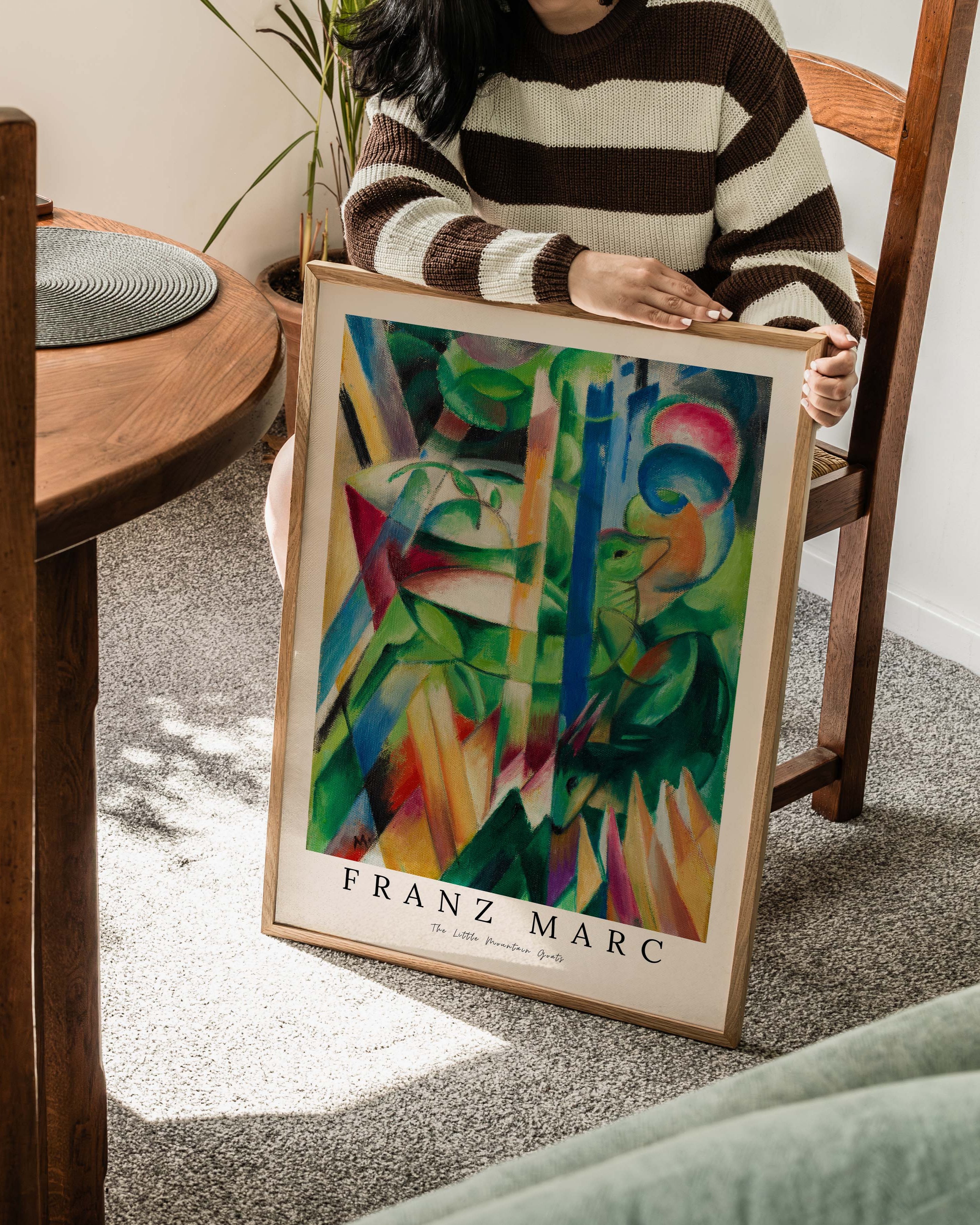 The little Mountain Goats Poster – FineArt Wandbild, moderne Kunst & Fine Art Print von Spawnd, handgefertigt & Made in Germany