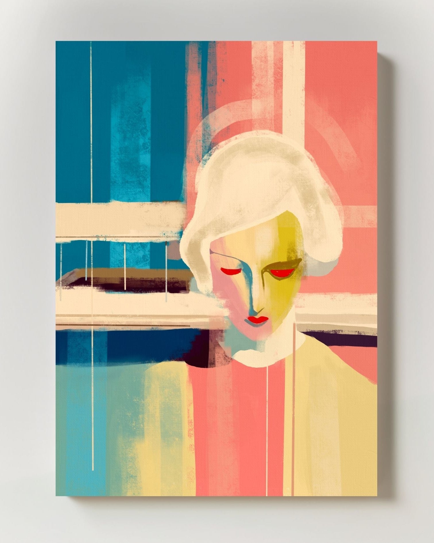 The Pool Poster – Print Material Wandbild, moderne Kunst & Fine Art Print von Spawnd, handgefertigt & Made in Germany
