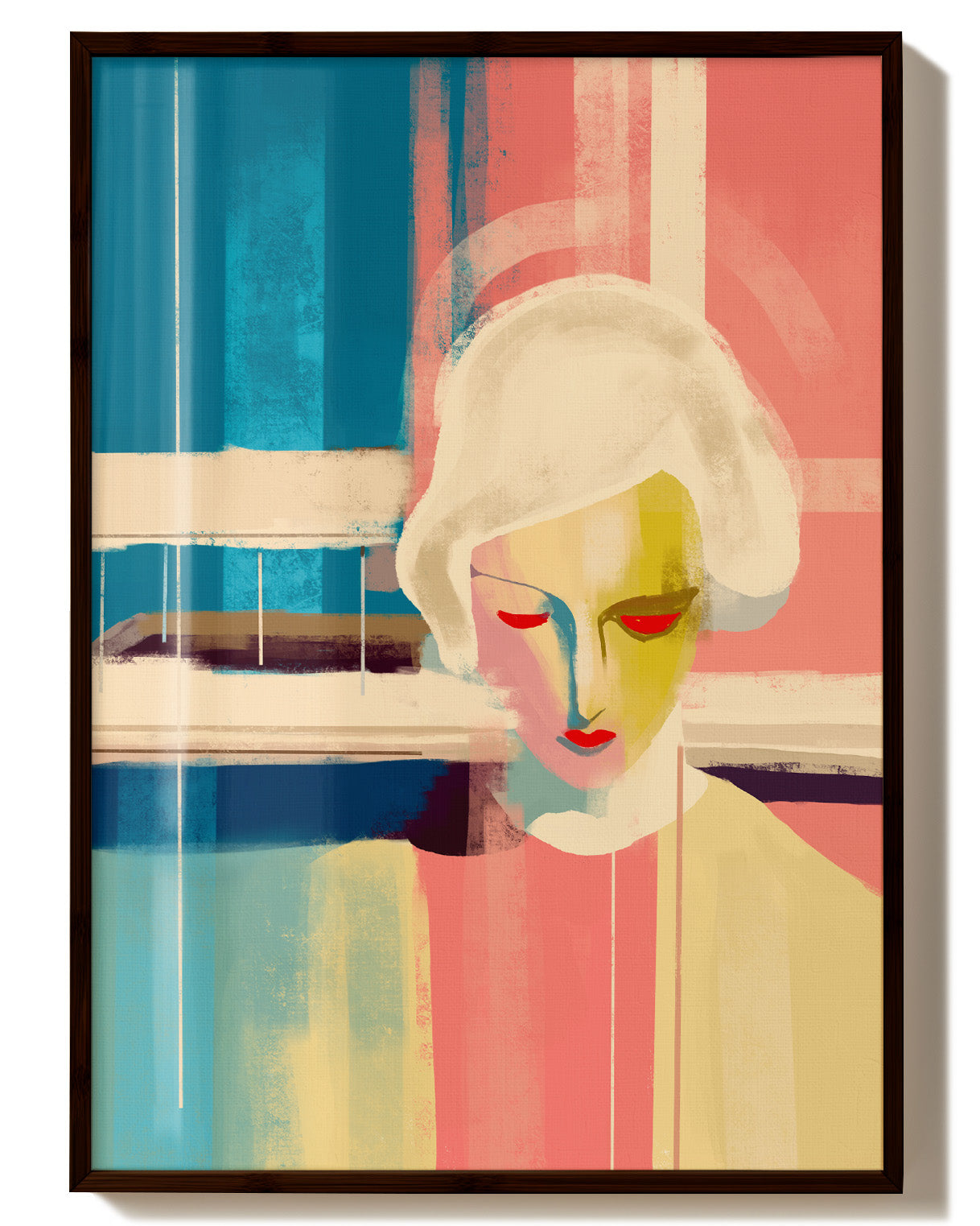The Pool Poster – Print Material Wandbild, moderne Kunst & Fine Art Print von Spawnd, handgefertigt & Made in Germany