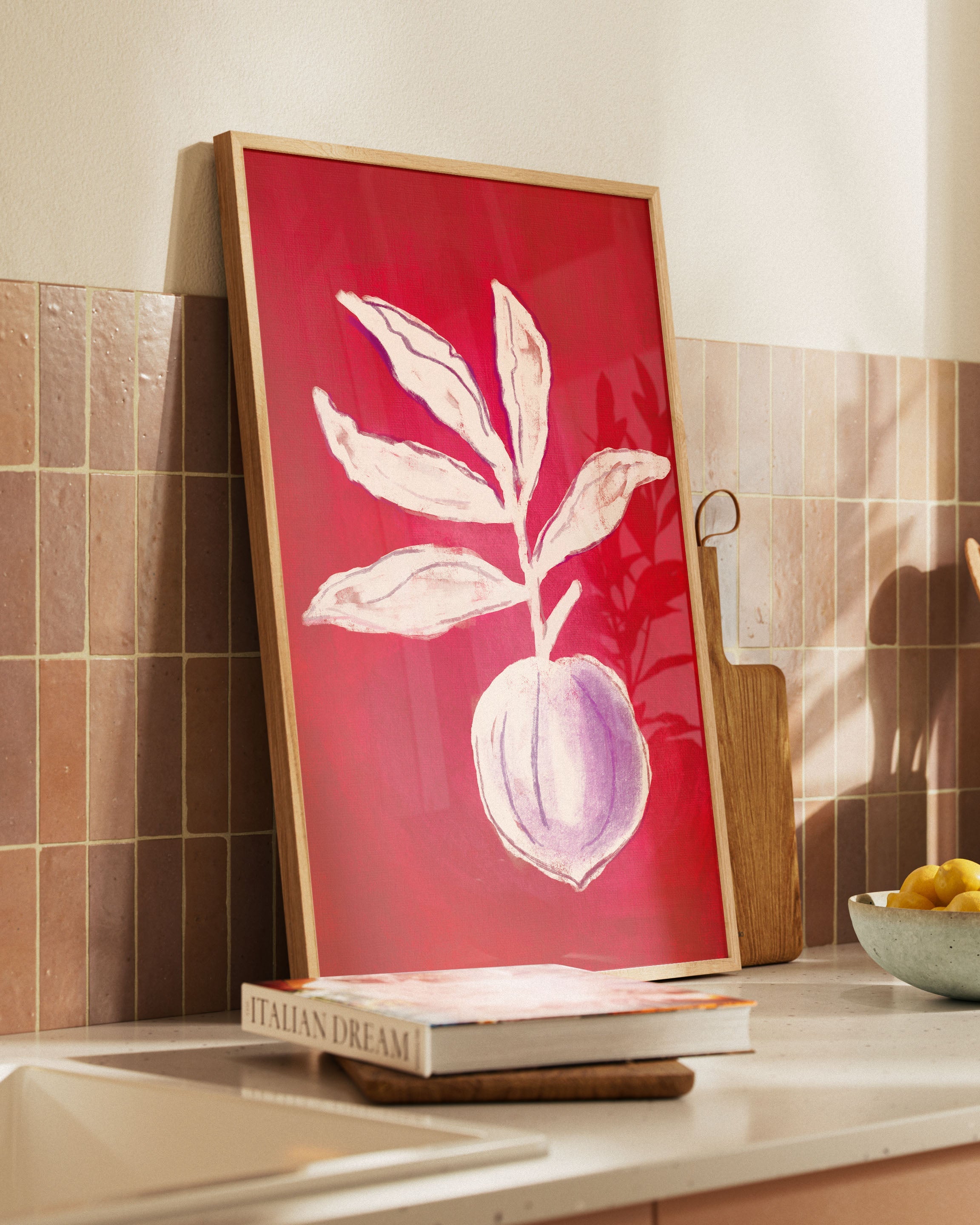 The violet Core Poster – Print Material Wandbild, moderne Kunst & Fine Art Print von Spawnd, handgefertigt & Made in Germany