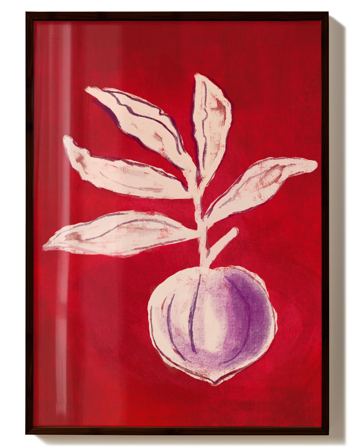 The violet Core Poster – Print Material Wandbild, moderne Kunst & Fine Art Print von Spawnd, handgefertigt & Made in Germany
