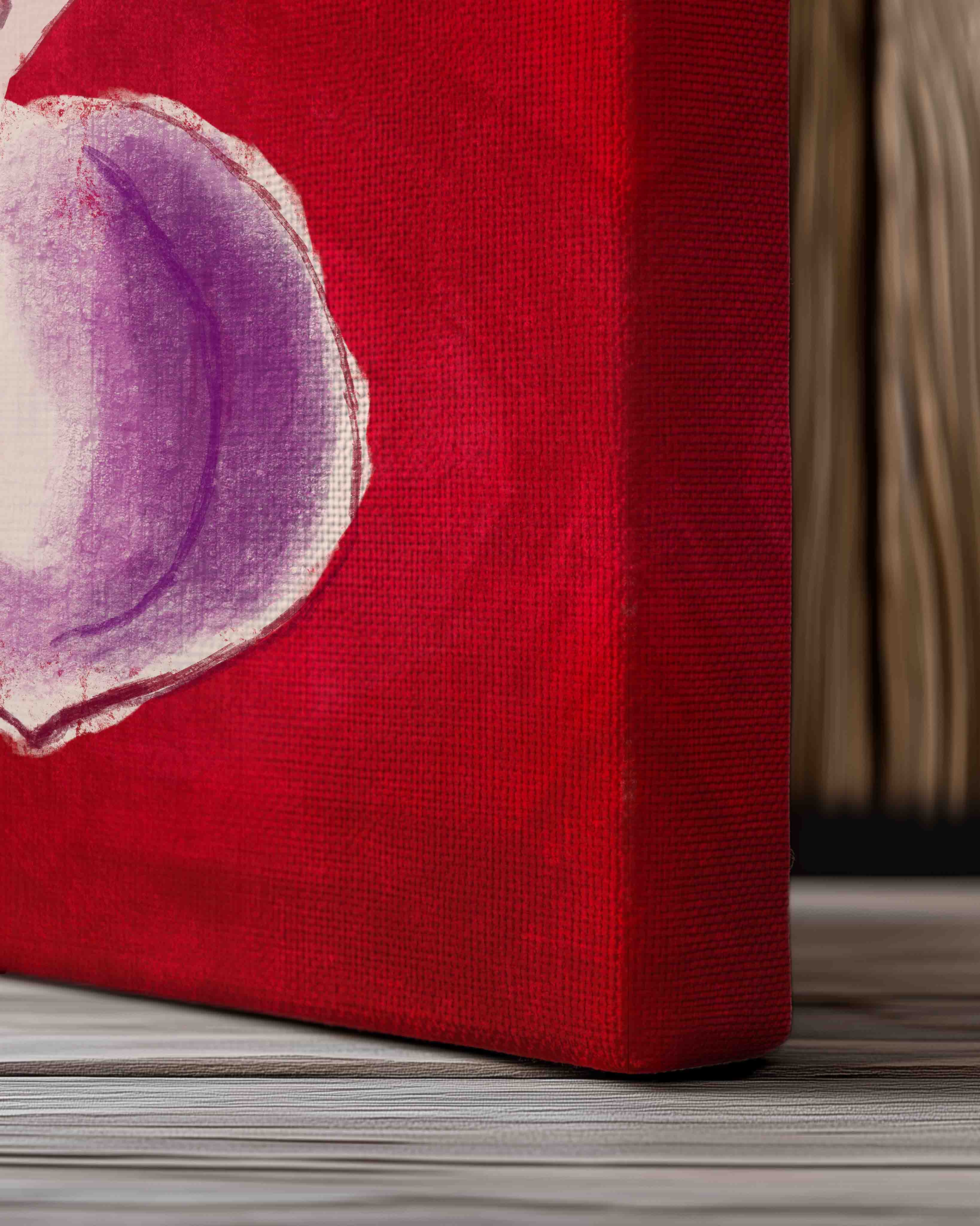 The violet Core Poster – Print Material Wandbild, moderne Kunst & Fine Art Print von Spawnd, handgefertigt & Made in Germany