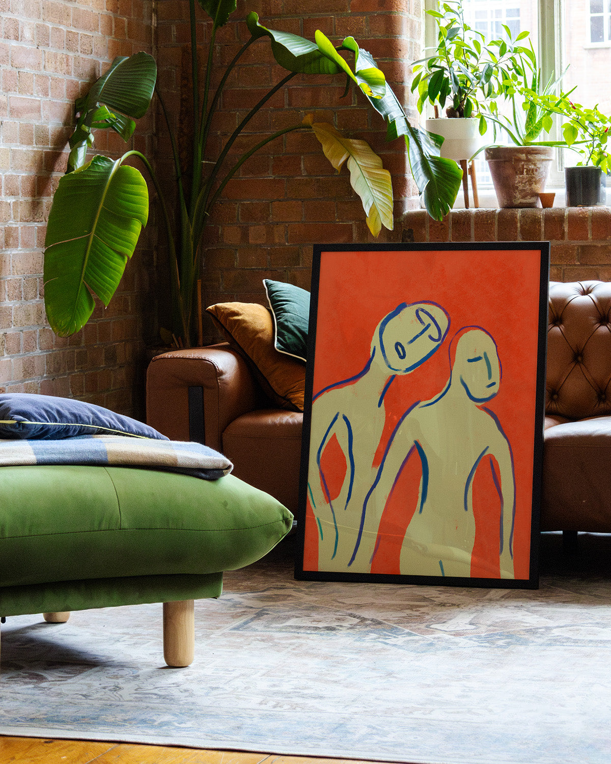 Together Poster – Print Material Wandbild, moderne Kunst & Fine Art Print von Spawnd, handgefertigt & Made in Germany