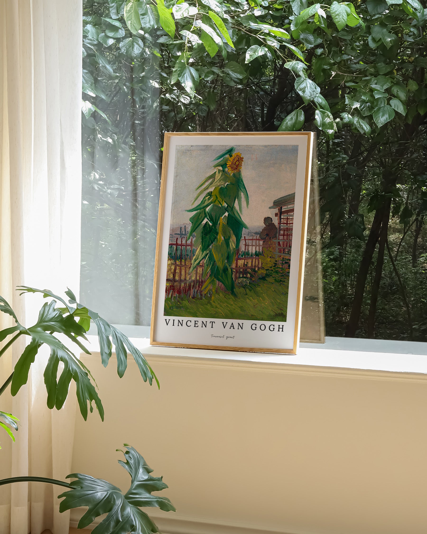 Tournesol géant Poster – Print Material Wandbild, moderne Kunst & Fine Art Print von Spawnd, handgefertigt & Made in Germany