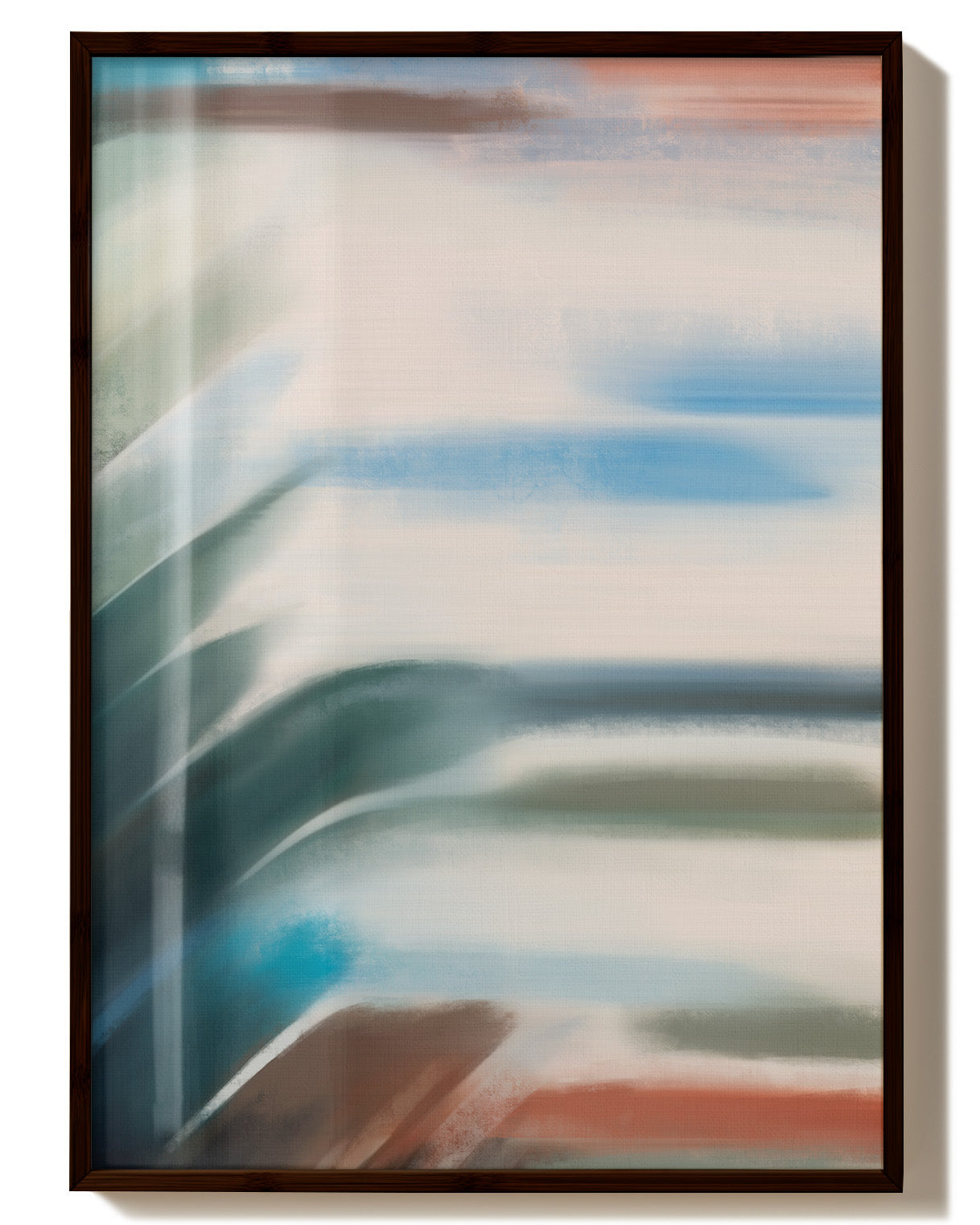 Train Poster – Print Material Wandbild, moderne Kunst & Fine Art Print von Spawnd, handgefertigt & Made in Germany