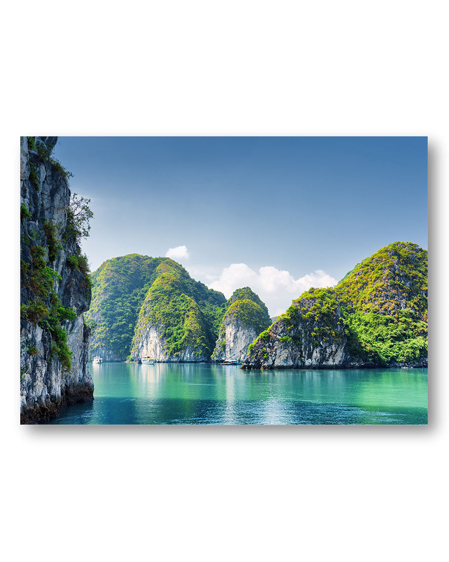 Tropical Waters Poster – Print Material Wandbild, moderne Kunst & Fine Art Print von Spawnd, handgefertigt & Made in Germany