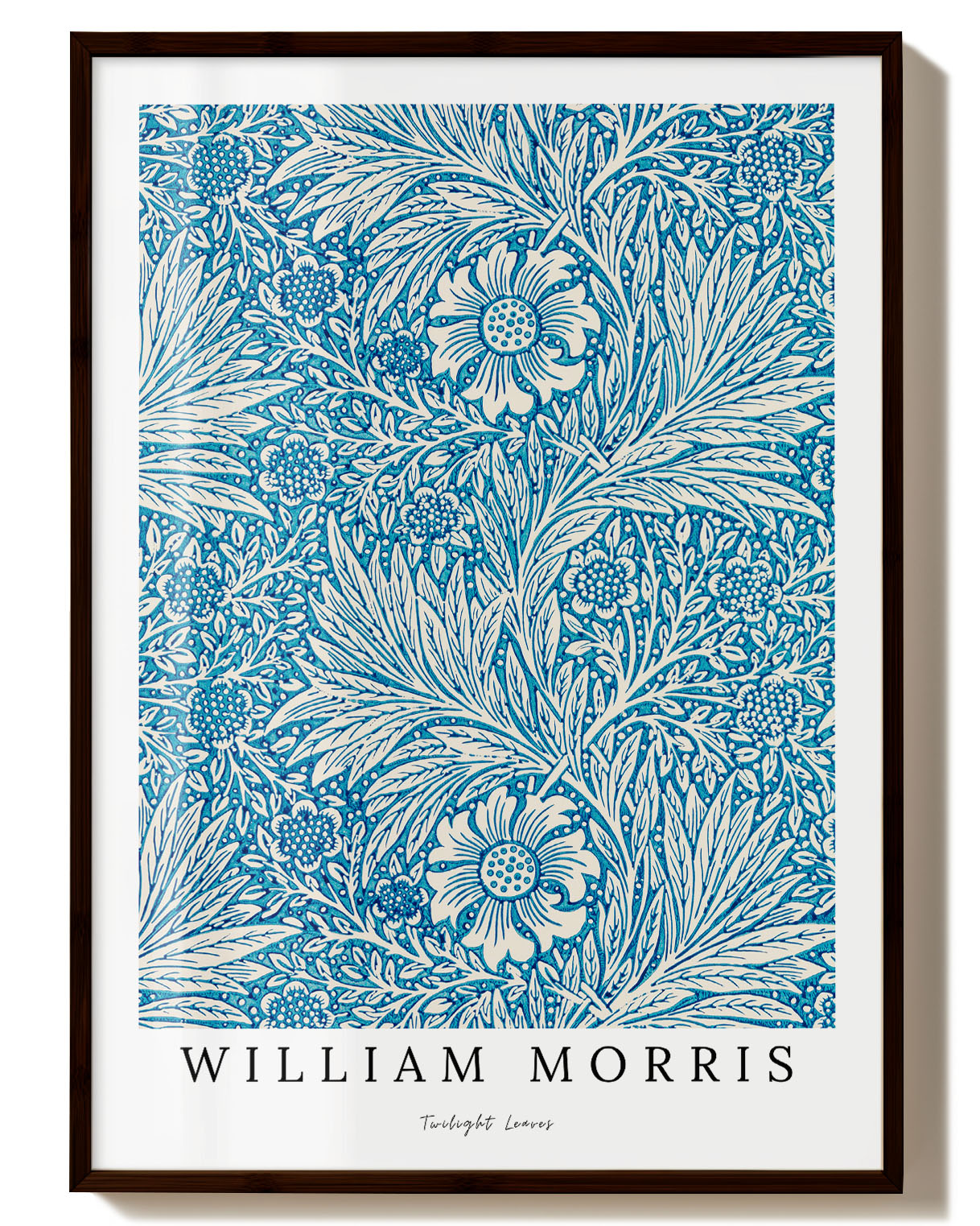 Twilight Leaves Poster – Print Material Wandbild, moderne Kunst & Fine Art Print von Spawnd, handgefertigt & Made in Germany