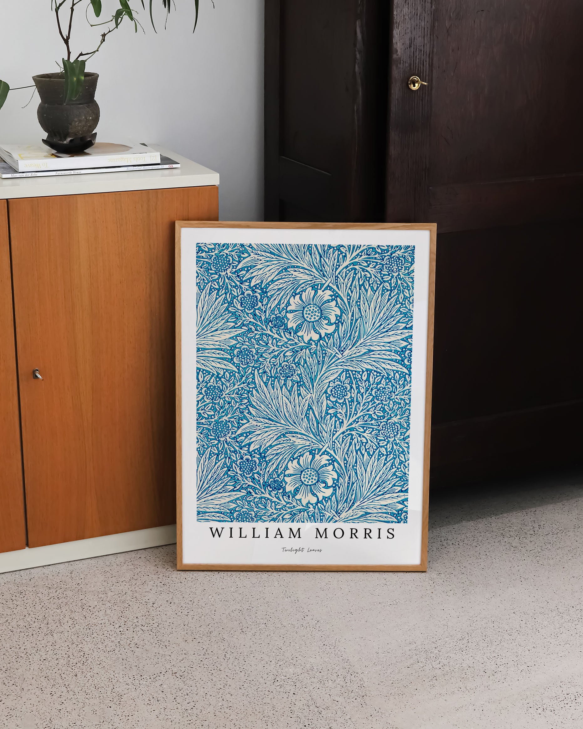 Twilight Leaves Poster – Print Material Wandbild, moderne Kunst & Fine Art Print von Spawnd, handgefertigt & Made in Germany