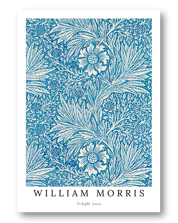 Twilight Leaves Poster – Print Material Wandbild, moderne Kunst & Fine Art Print von Spawnd, handgefertigt & Made in Germany