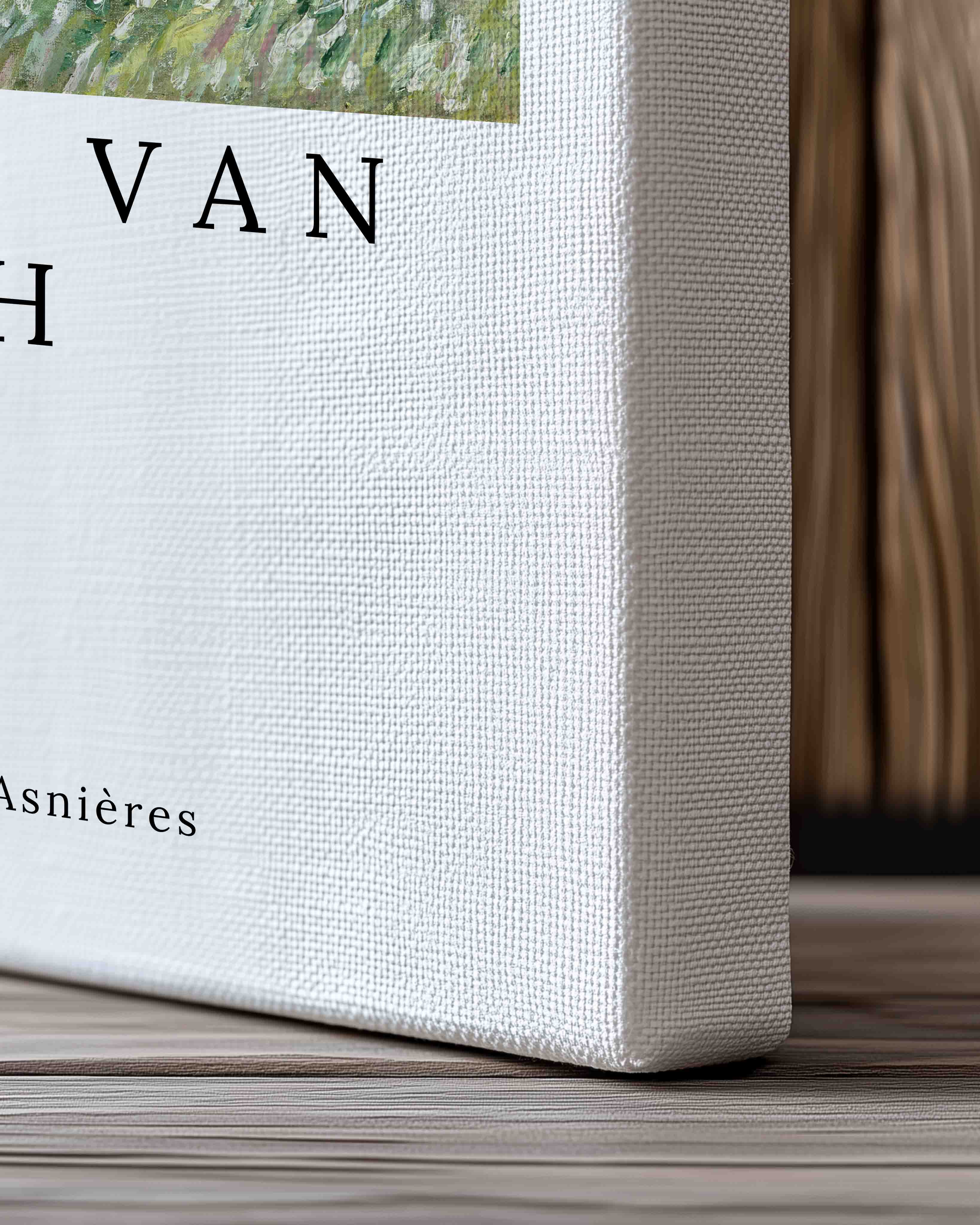 Under the Bridge at Asnières Poster – Print Material Wandbild, moderne Kunst & Fine Art Print von Spawnd, handgefertigt & Made in Germany