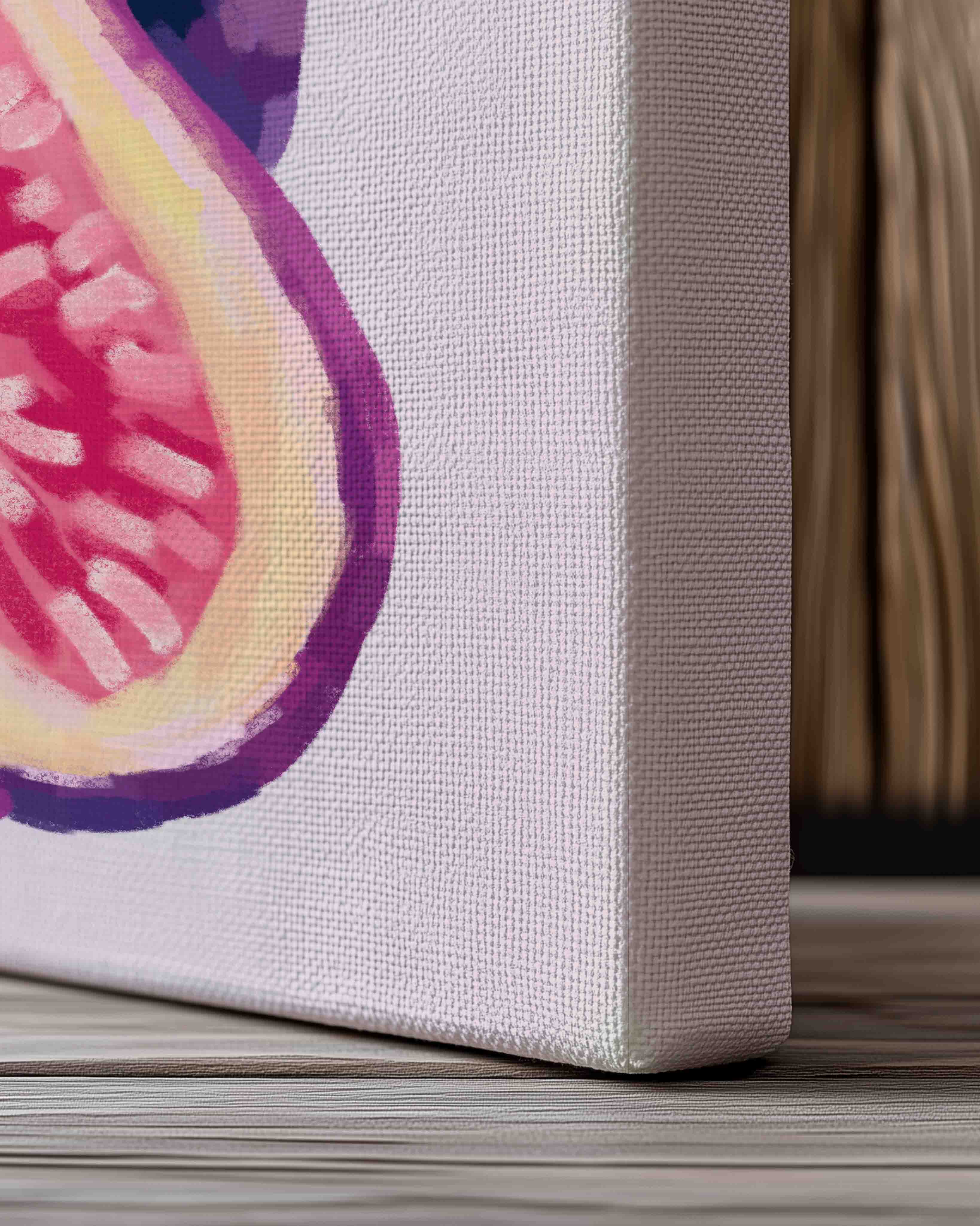 Une figue fraîche Poster – Print Material Wandbild, moderne Kunst & Fine Art Print von Spawnd, handgefertigt & Made in Germany