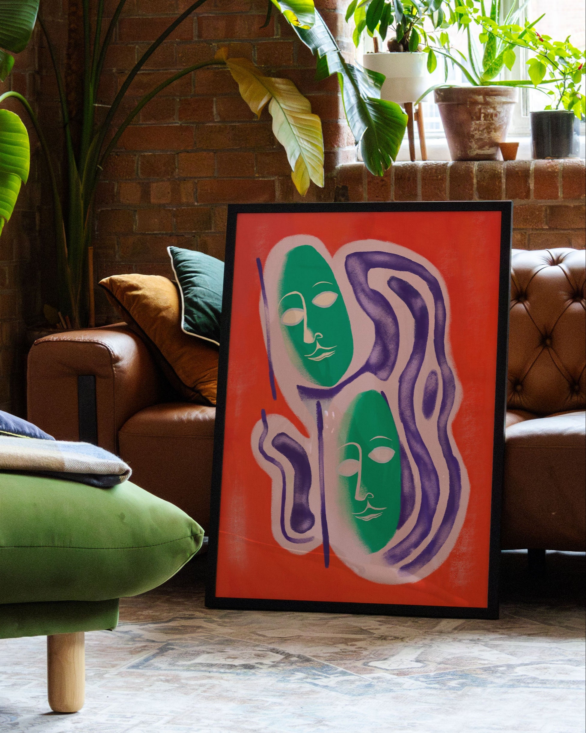 Unreal Poster – Print Material Wandbild, moderne Kunst & Fine Art Print von Spawnd, handgefertigt & Made in Germany