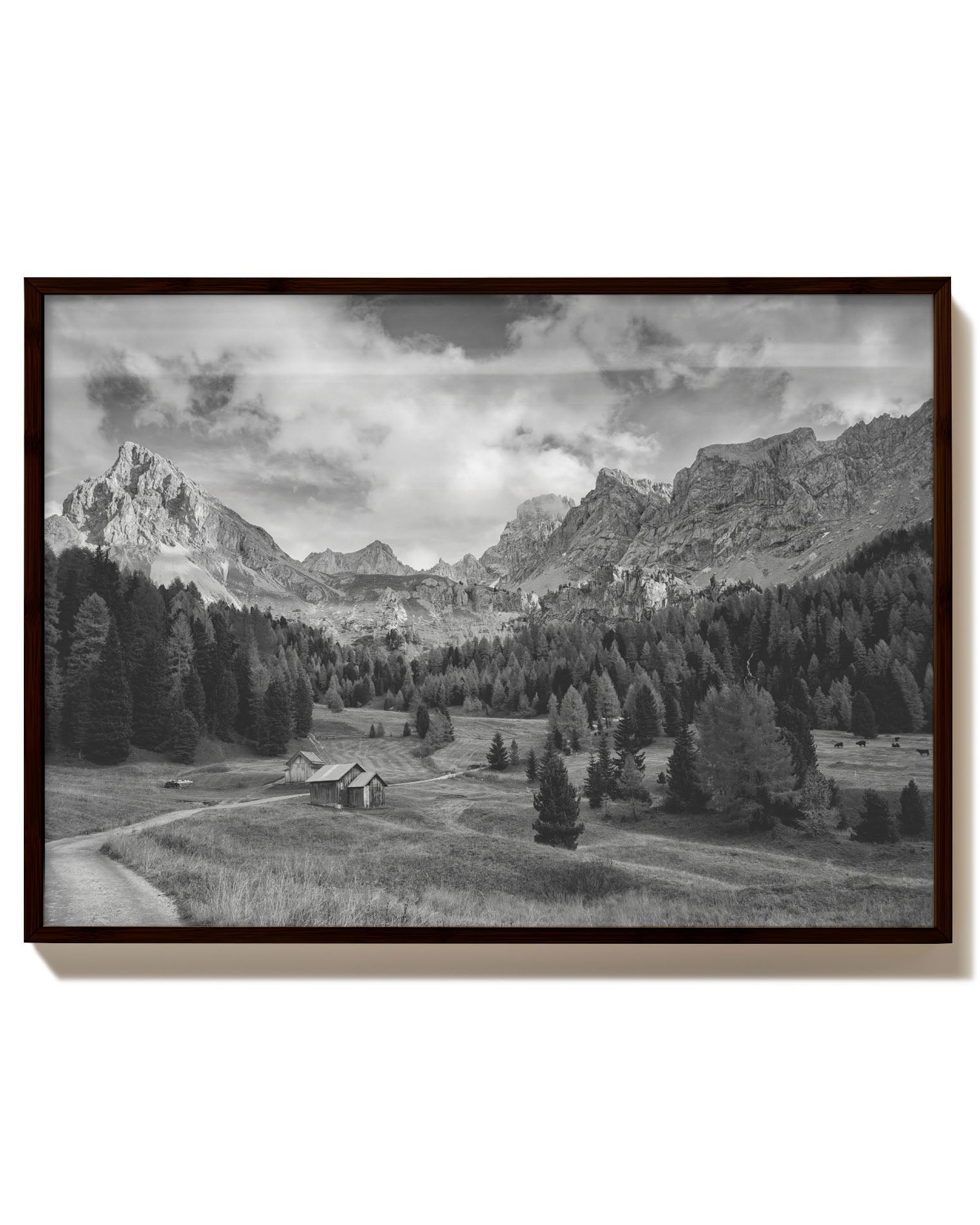 Valley Poster – Print Material Wandbild, moderne Kunst & Fine Art Print von Spawnd, handgefertigt & Made in Germany