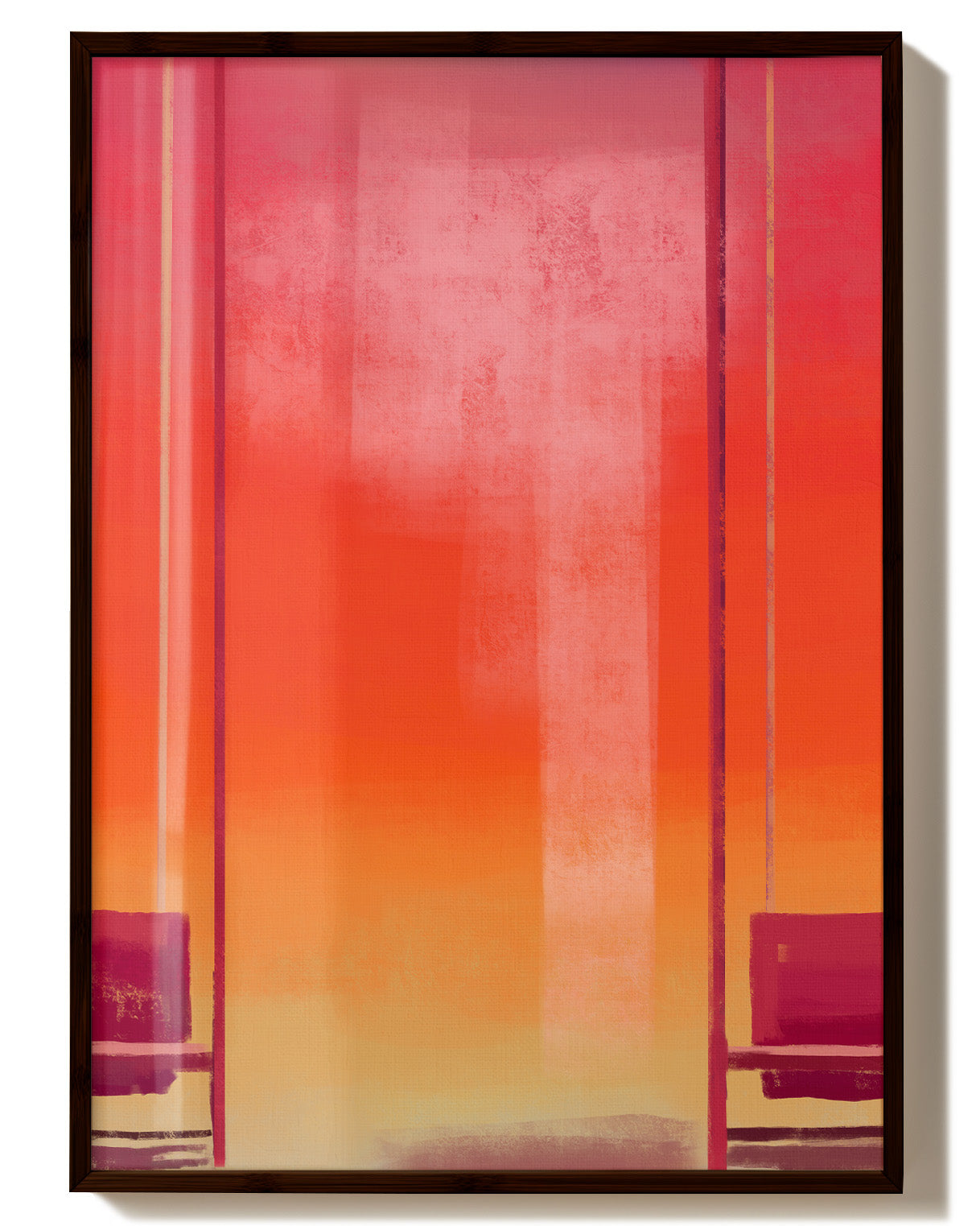 Waiting Poster – Print Material Wandbild, moderne Kunst & Fine Art Print von Spawnd, handgefertigt & Made in Germany