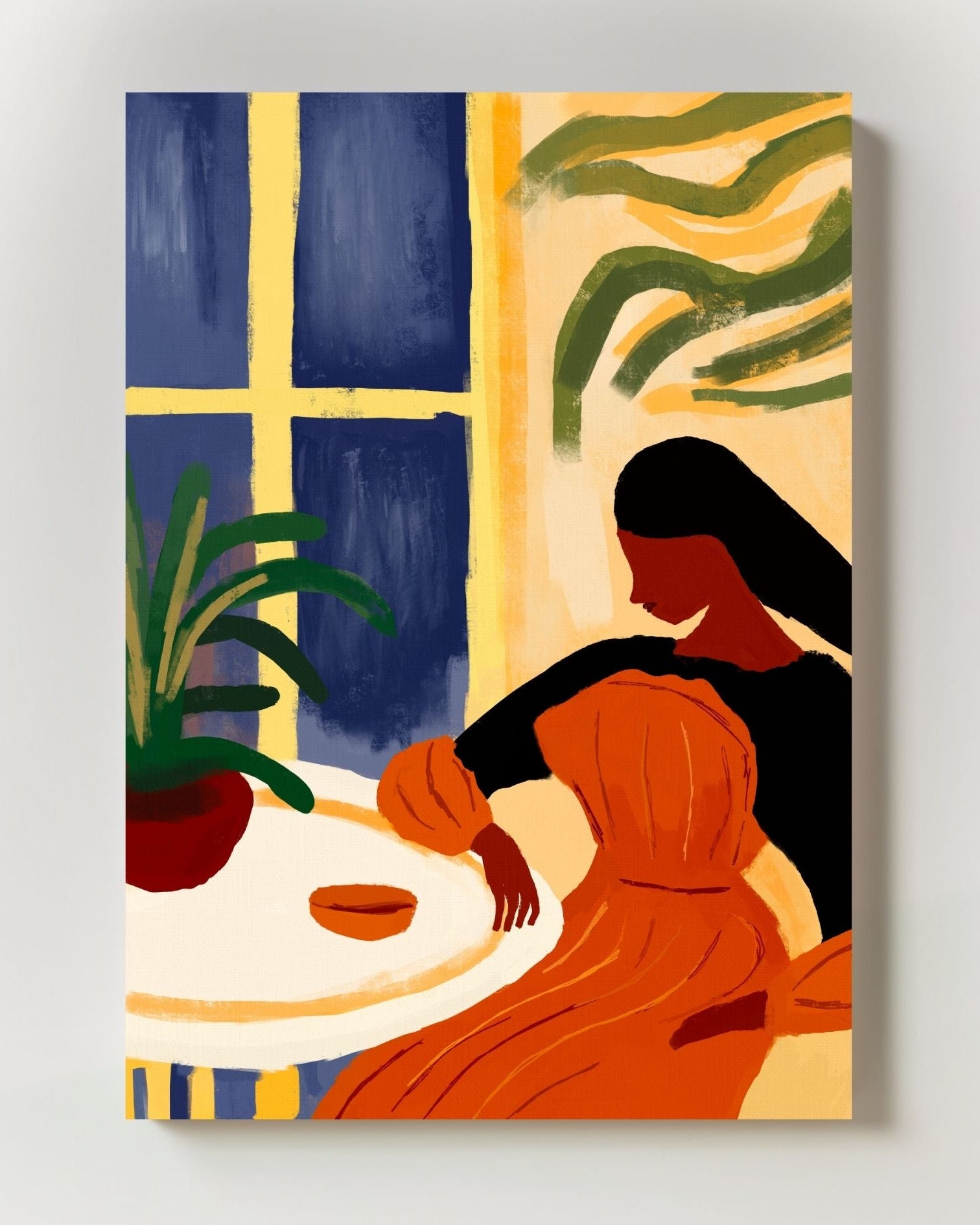 Warm between Walls Poster – Print Material Wandbild, moderne Kunst & Fine Art Print von Spawnd, handgefertigt & Made in Germany