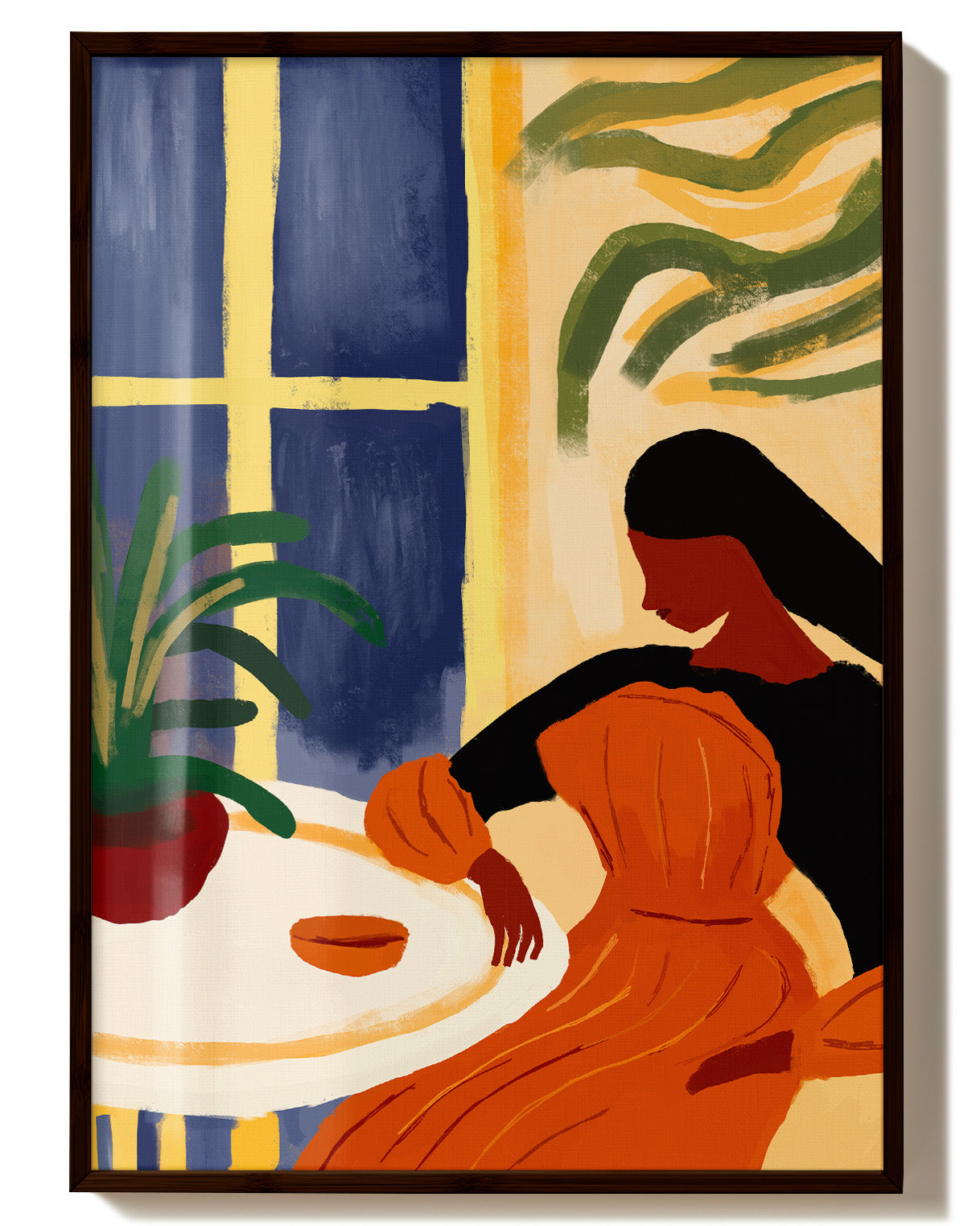 Warm between Walls Poster – Print Material Wandbild, moderne Kunst & Fine Art Print von Spawnd, handgefertigt & Made in Germany