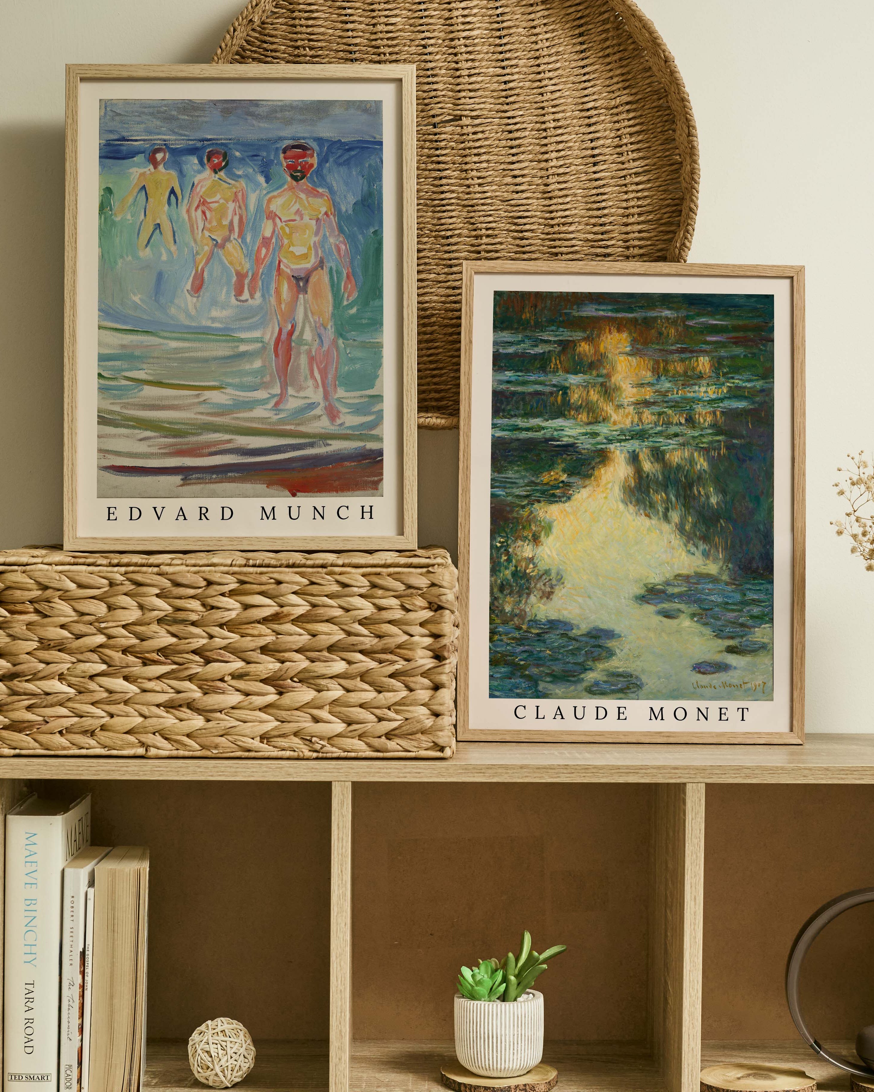 Water Lilies Poster – FineArt Wandbild, moderne Kunst & Fine Art Print von Spawnd, handgefertigt & Made in Germany