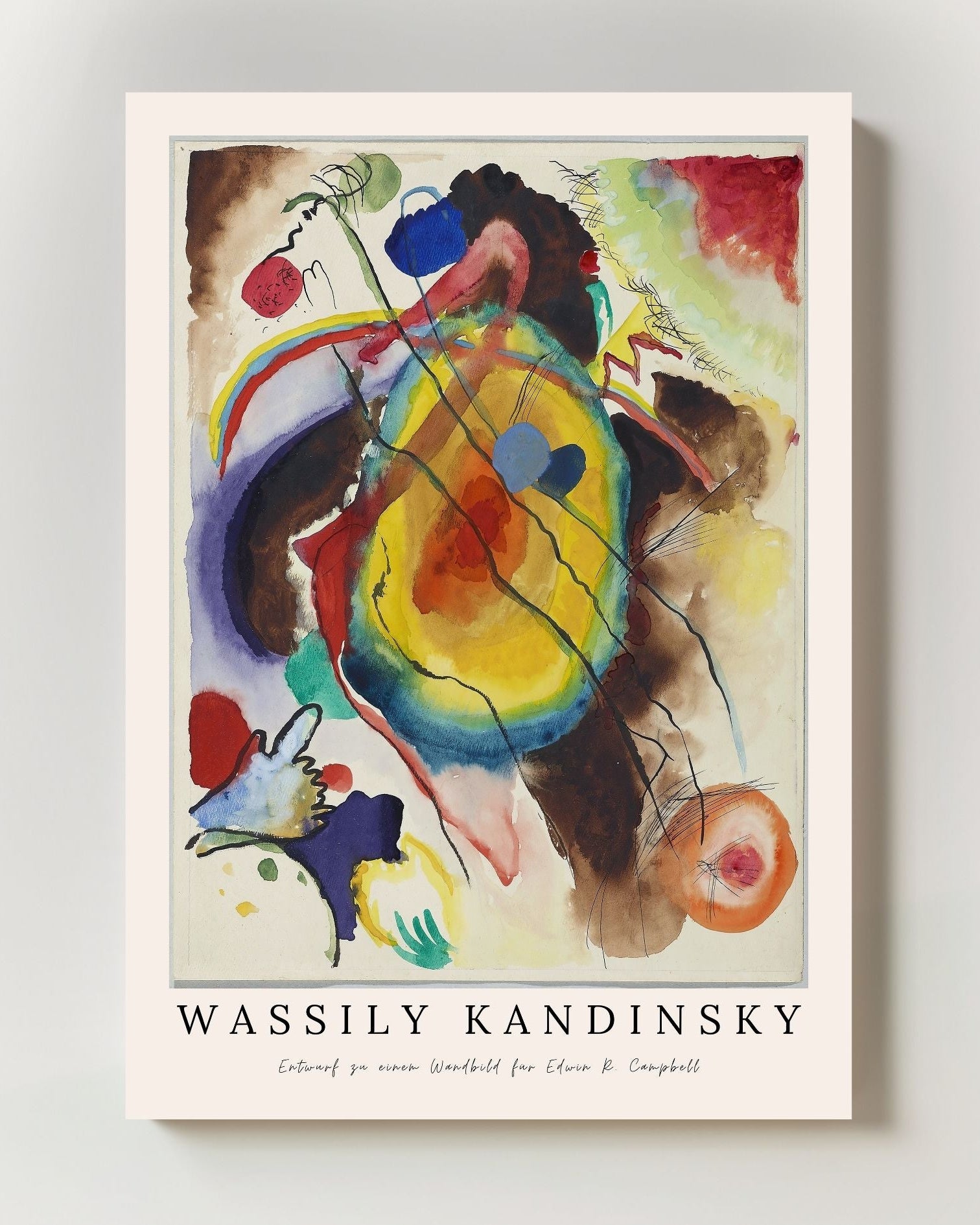 Watercolor Poster – FineArt Wandbild, moderne Kunst & Fine Art Print von Spawnd, handgefertigt & Made in Germany