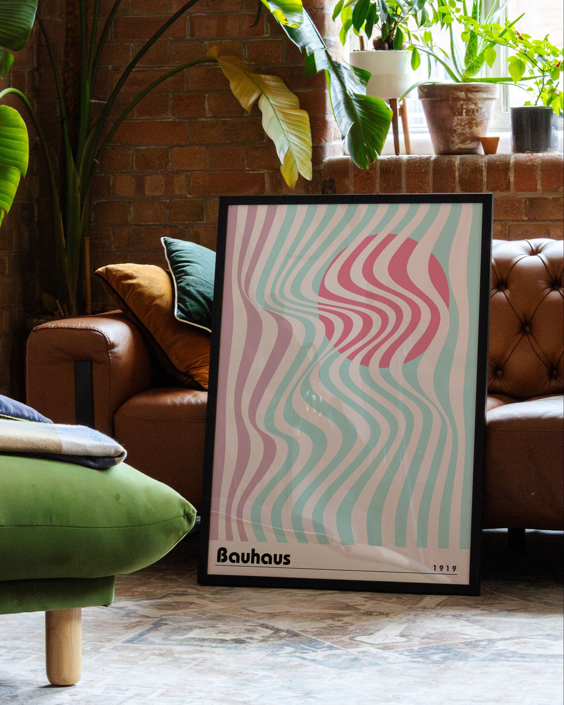 Waves of 1919 Poster – Print Material Wandbild, moderne Kunst & Fine Art Print von Spawnd, handgefertigt & Made in Germany