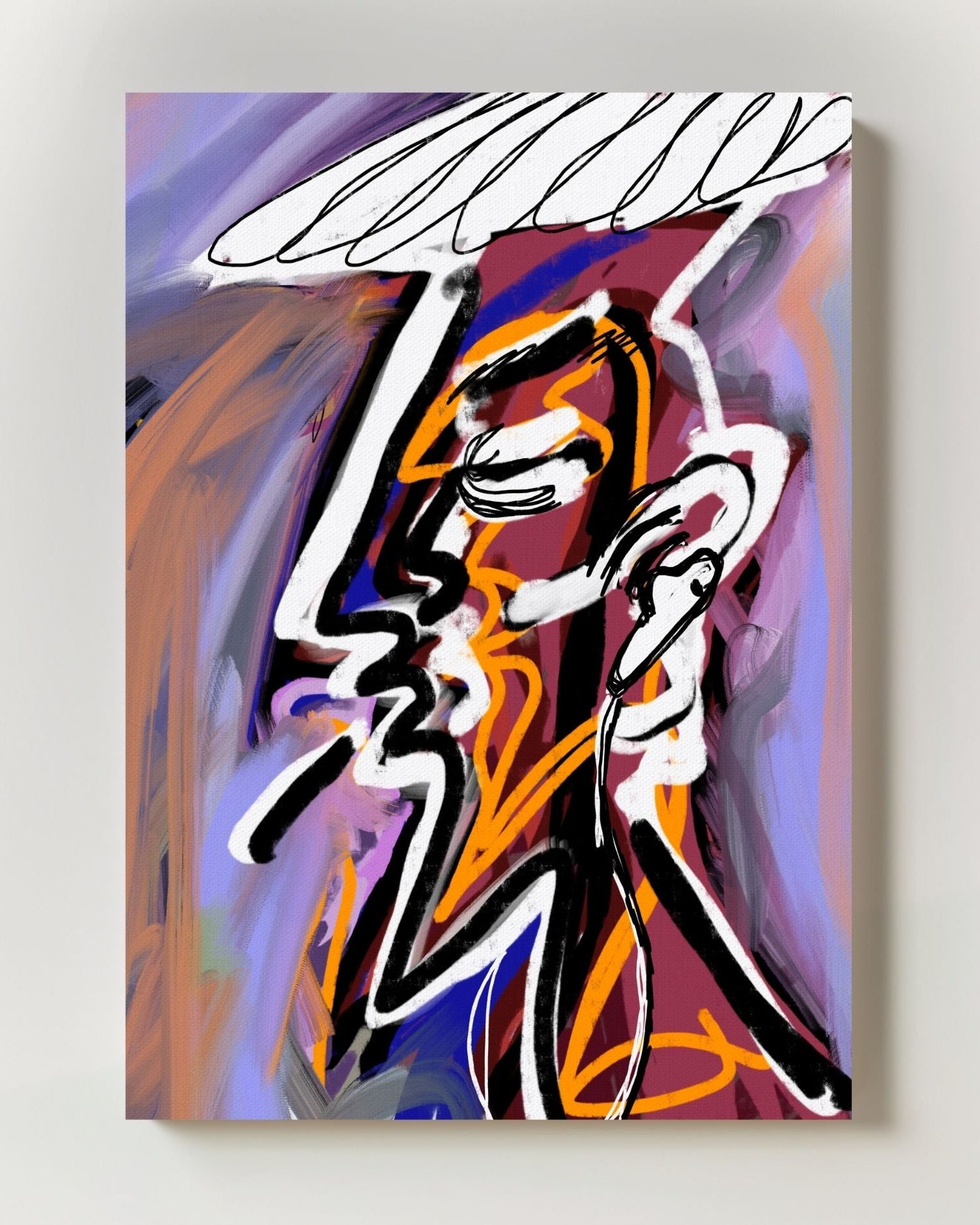 Way to School Poster – Print Material Wandbild, moderne Kunst & Fine Art Print von Spawnd, handgefertigt & Made in Germany