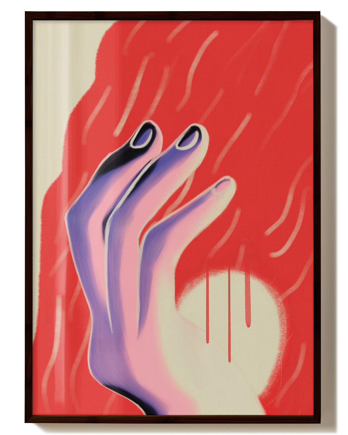 Who brings the Light? Poster – Print Material Wandbild, moderne Kunst & Fine Art Print von Spawnd, handgefertigt & Made in Germany