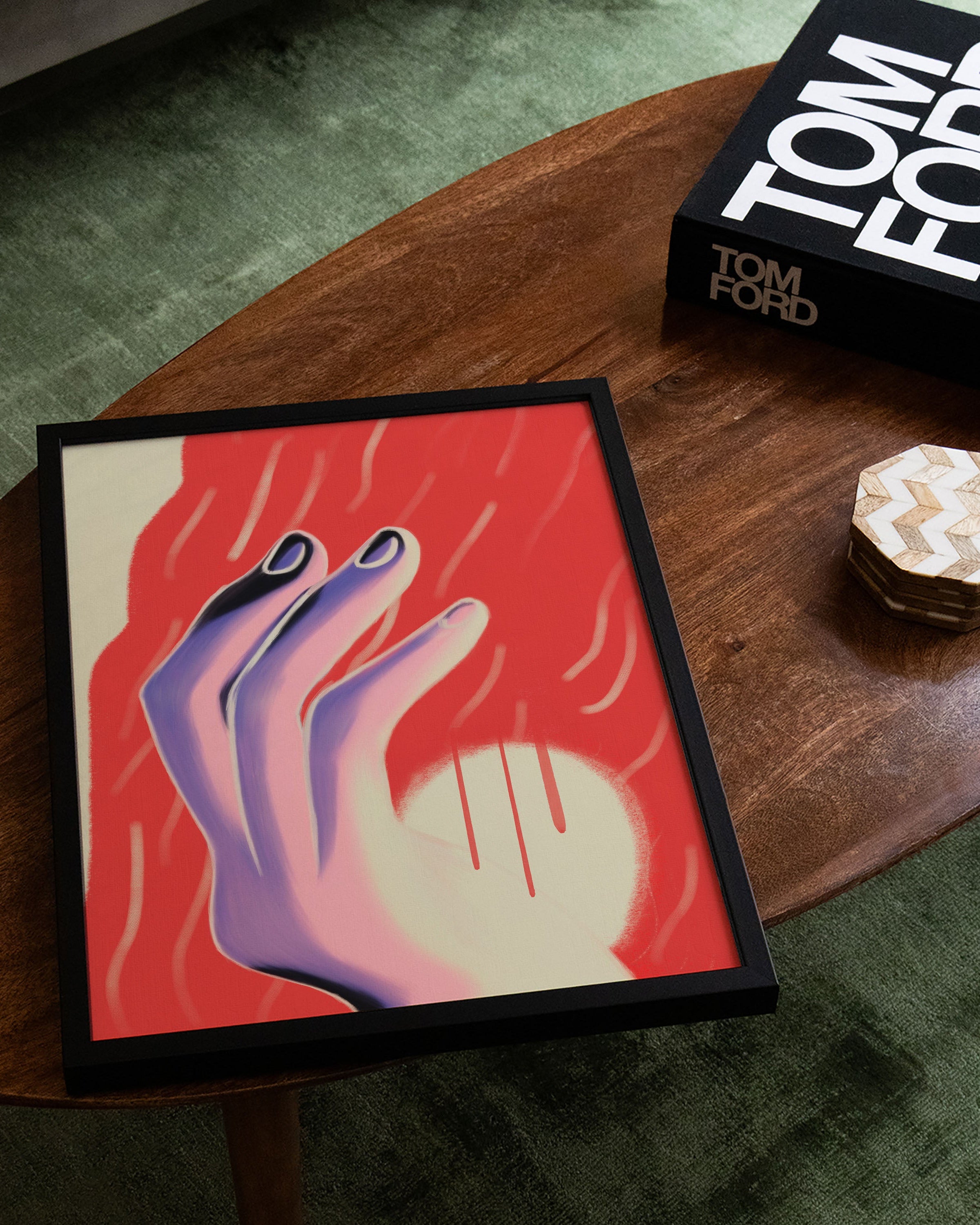 Who brings the Light? Poster – Print Material Wandbild, moderne Kunst & Fine Art Print von Spawnd, handgefertigt & Made in Germany
