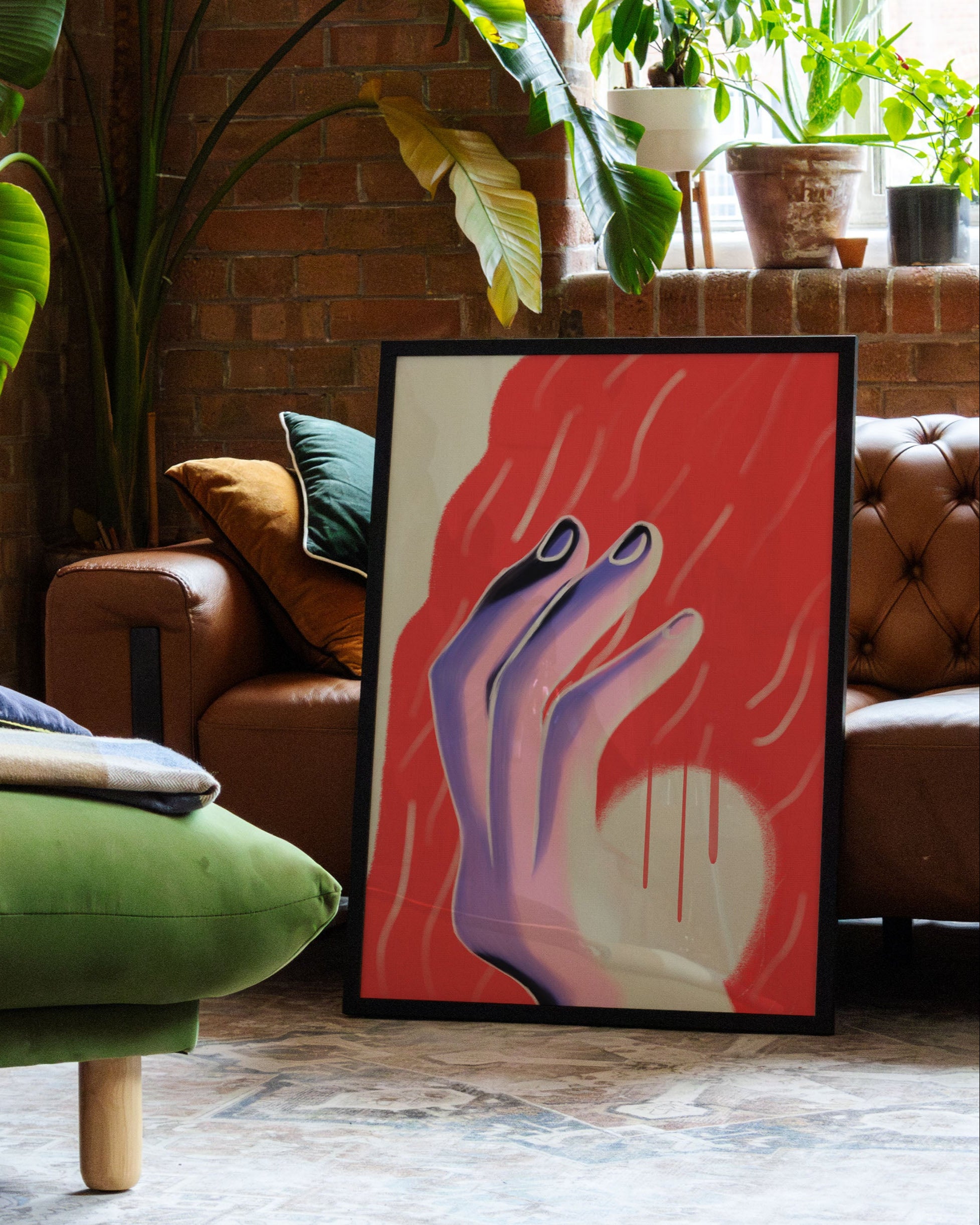 Who brings the Light? Poster – Print Material Wandbild, moderne Kunst & Fine Art Print von Spawnd, handgefertigt & Made in Germany