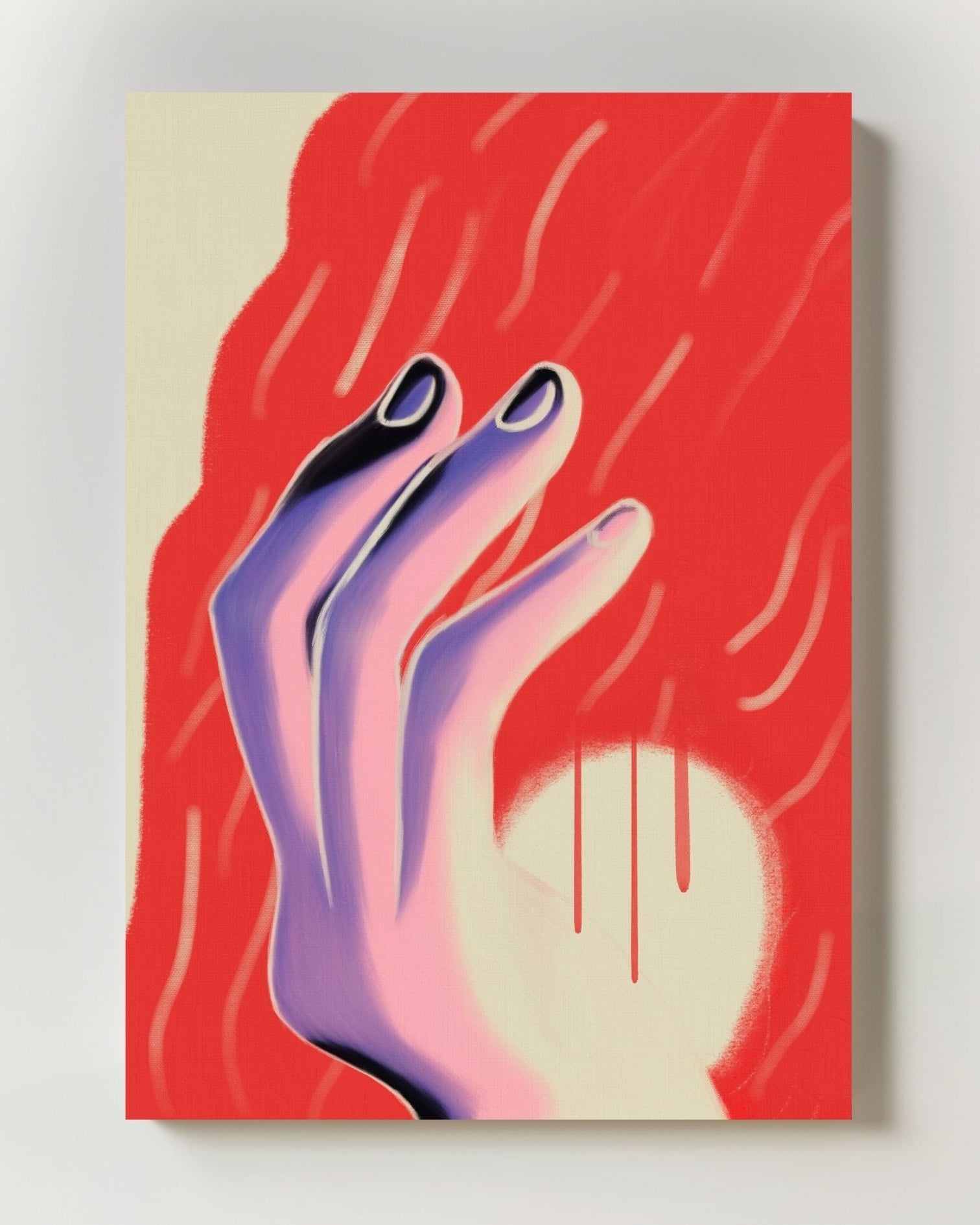 Who brings the Light? Poster – Print Material Wandbild, moderne Kunst & Fine Art Print von Spawnd, handgefertigt & Made in Germany