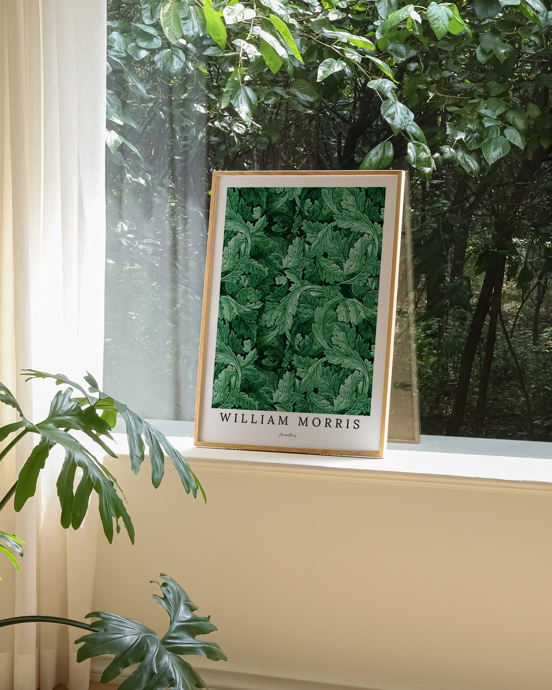 Willow Bough V1 Poster – Print Material Wandbild, moderne Kunst & Fine Art Print von Spawnd, handgefertigt & Made in Germany
