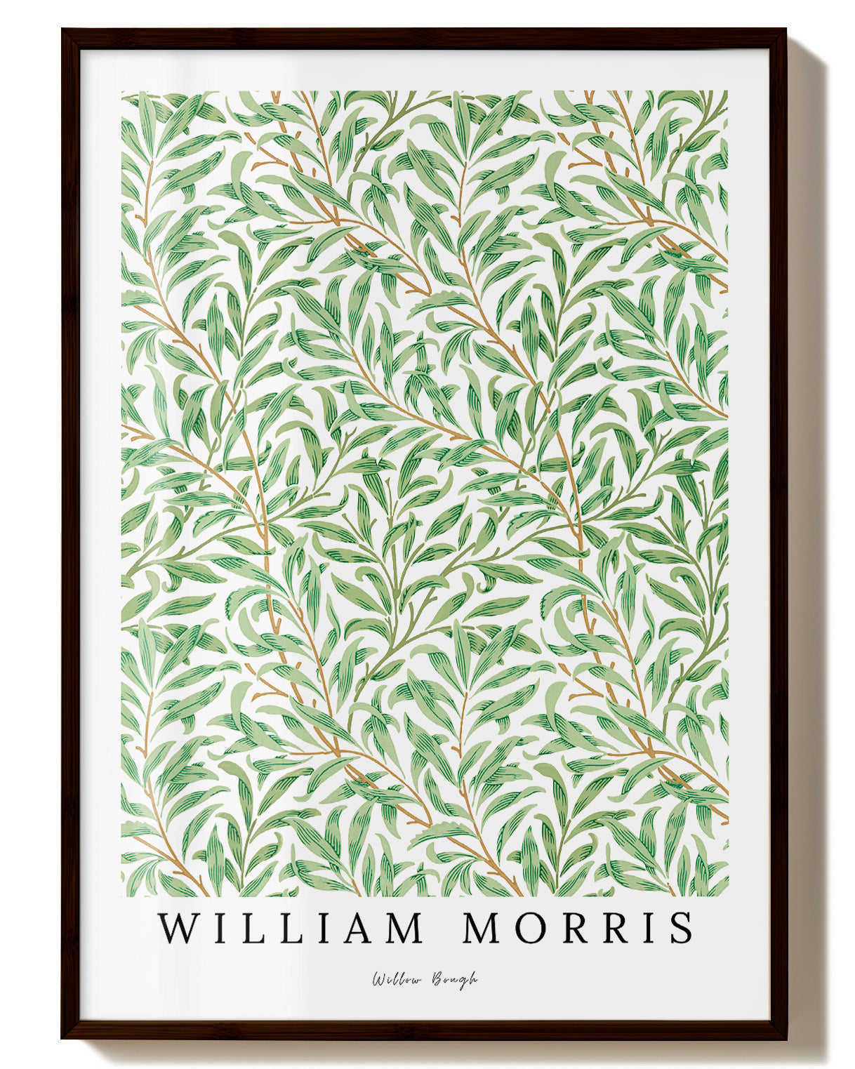 Willow Bough V2 Poster – Print Material Wandbild, moderne Kunst & Fine Art Print von Spawnd, handgefertigt & Made in Germany