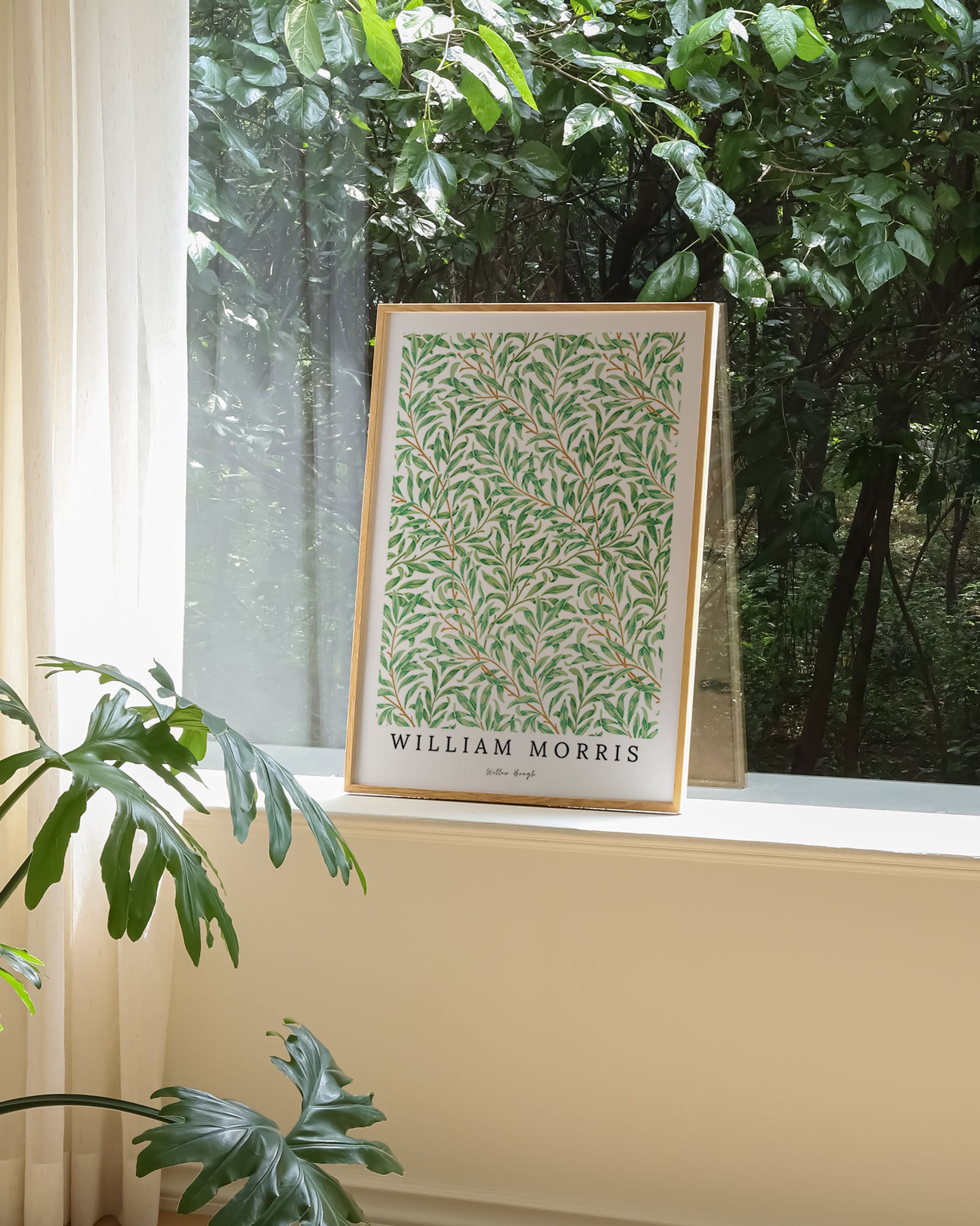 Willow Bough V2 Poster – Print Material Wandbild, moderne Kunst & Fine Art Print von Spawnd, handgefertigt & Made in Germany