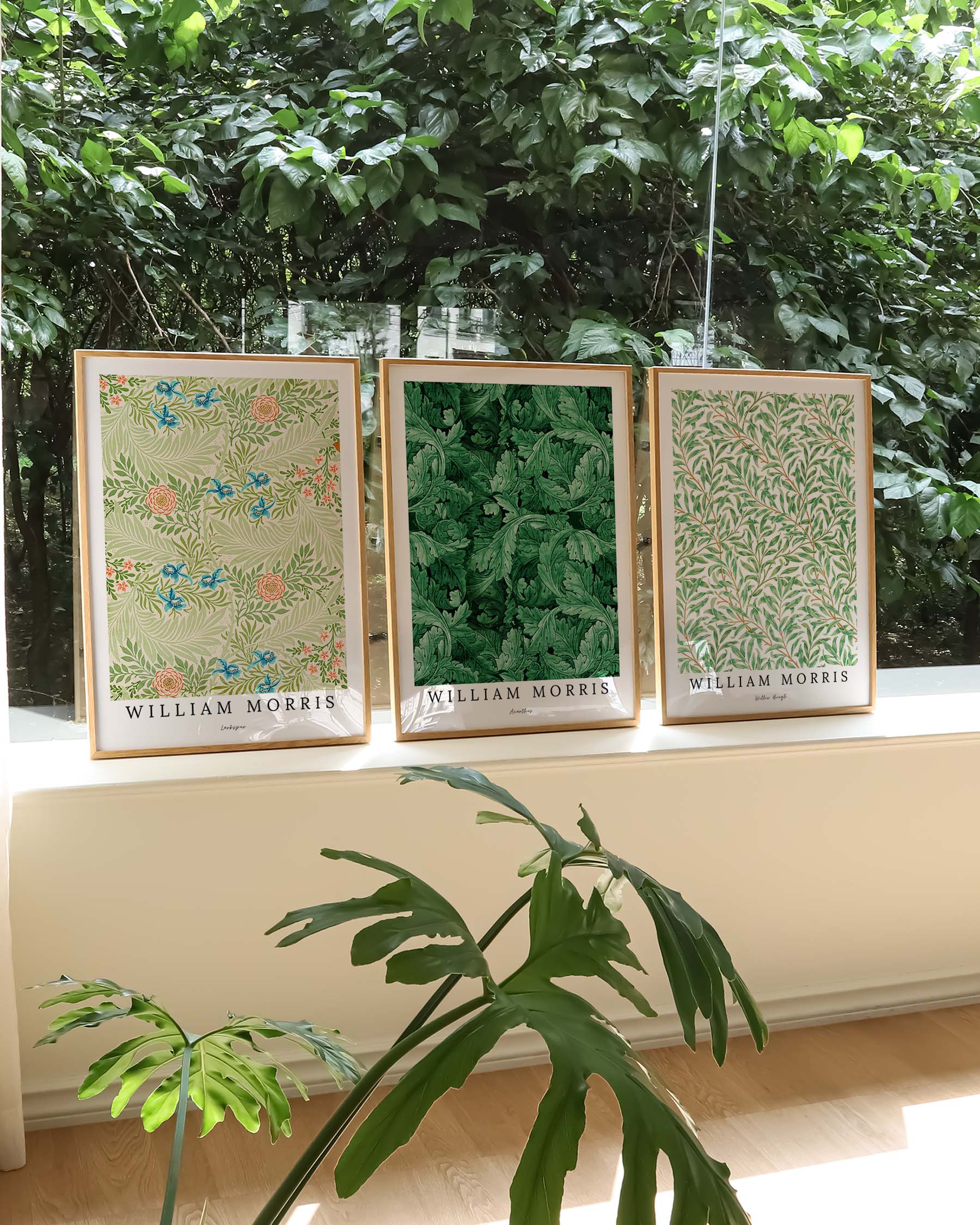 Willow Bough V2 Poster – Print Material Wandbild, moderne Kunst & Fine Art Print von Spawnd, handgefertigt & Made in Germany