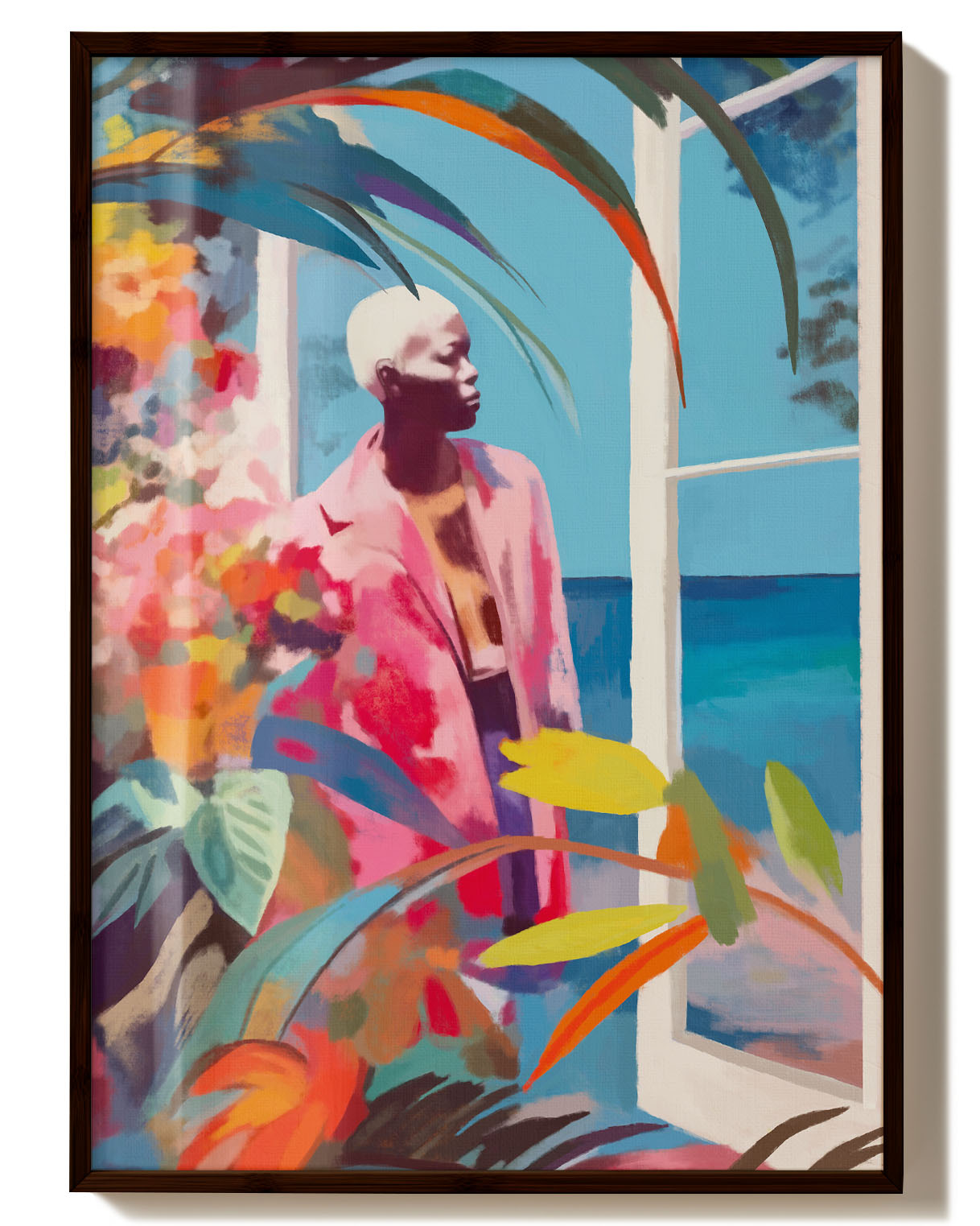 Wintergarden Poster – Print Material Wandbild, moderne Kunst & Fine Art Print von Spawnd, handgefertigt & Made in Germany