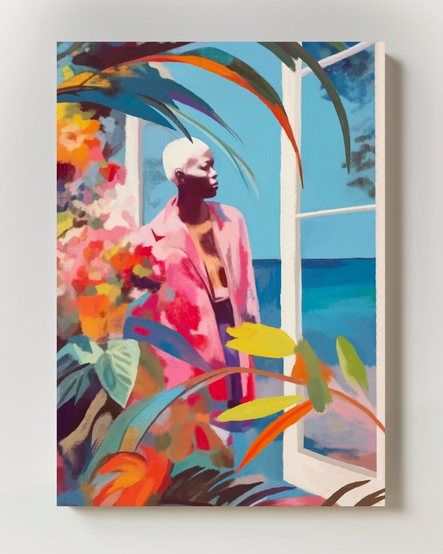 Wintergarden Poster – Print Material Wandbild, moderne Kunst & Fine Art Print von Spawnd, handgefertigt & Made in Germany