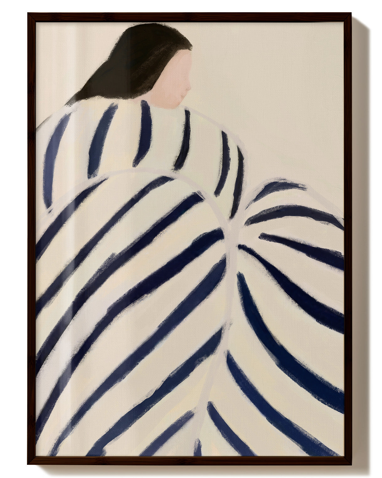Wrapped in Quiet Poster – Print Material Wandbild, moderne Kunst & Fine Art Print von Spawnd, handgefertigt & Made in Germany