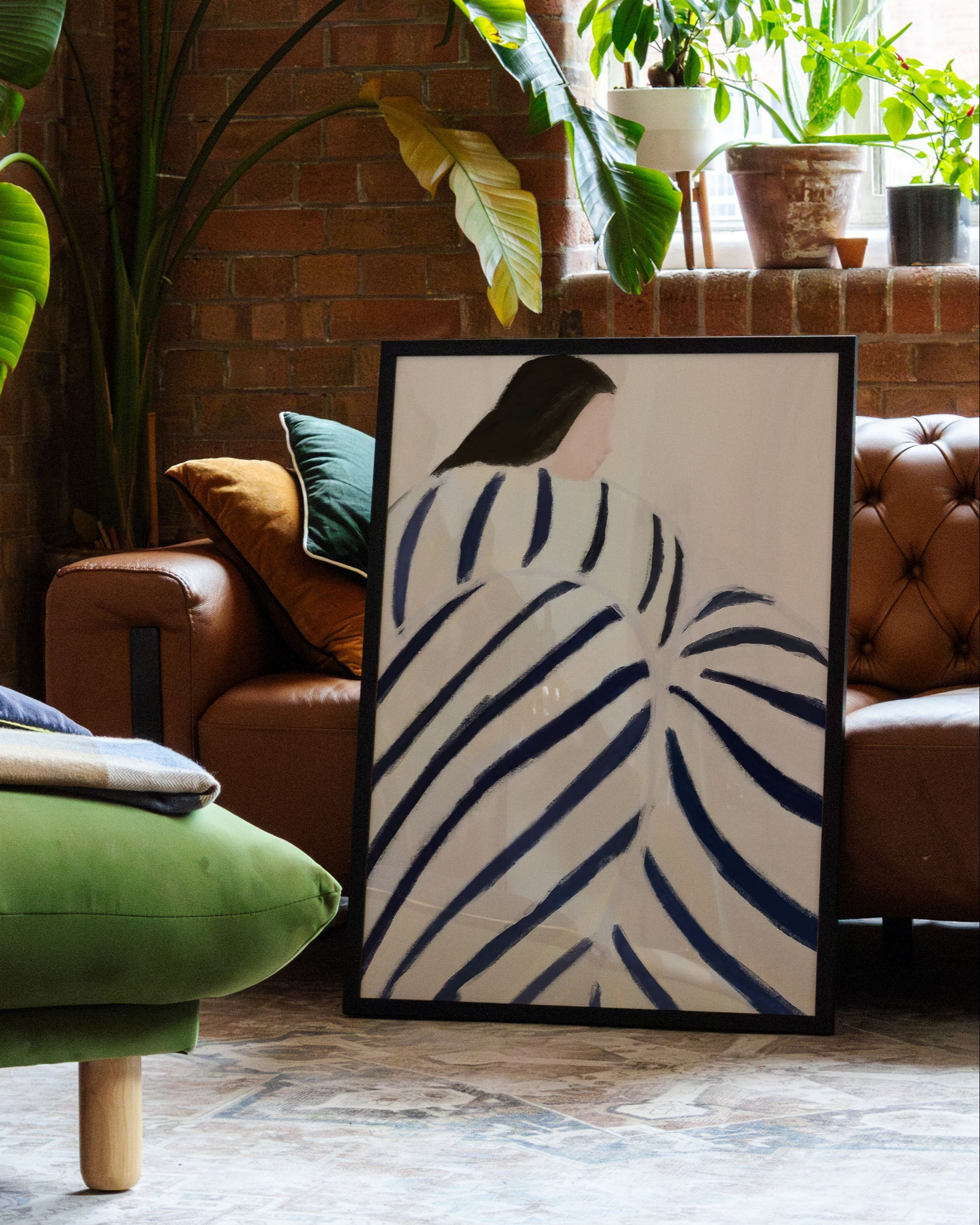 Wrapped in Quiet Poster – Print Material Wandbild, moderne Kunst & Fine Art Print von Spawnd, handgefertigt & Made in Germany