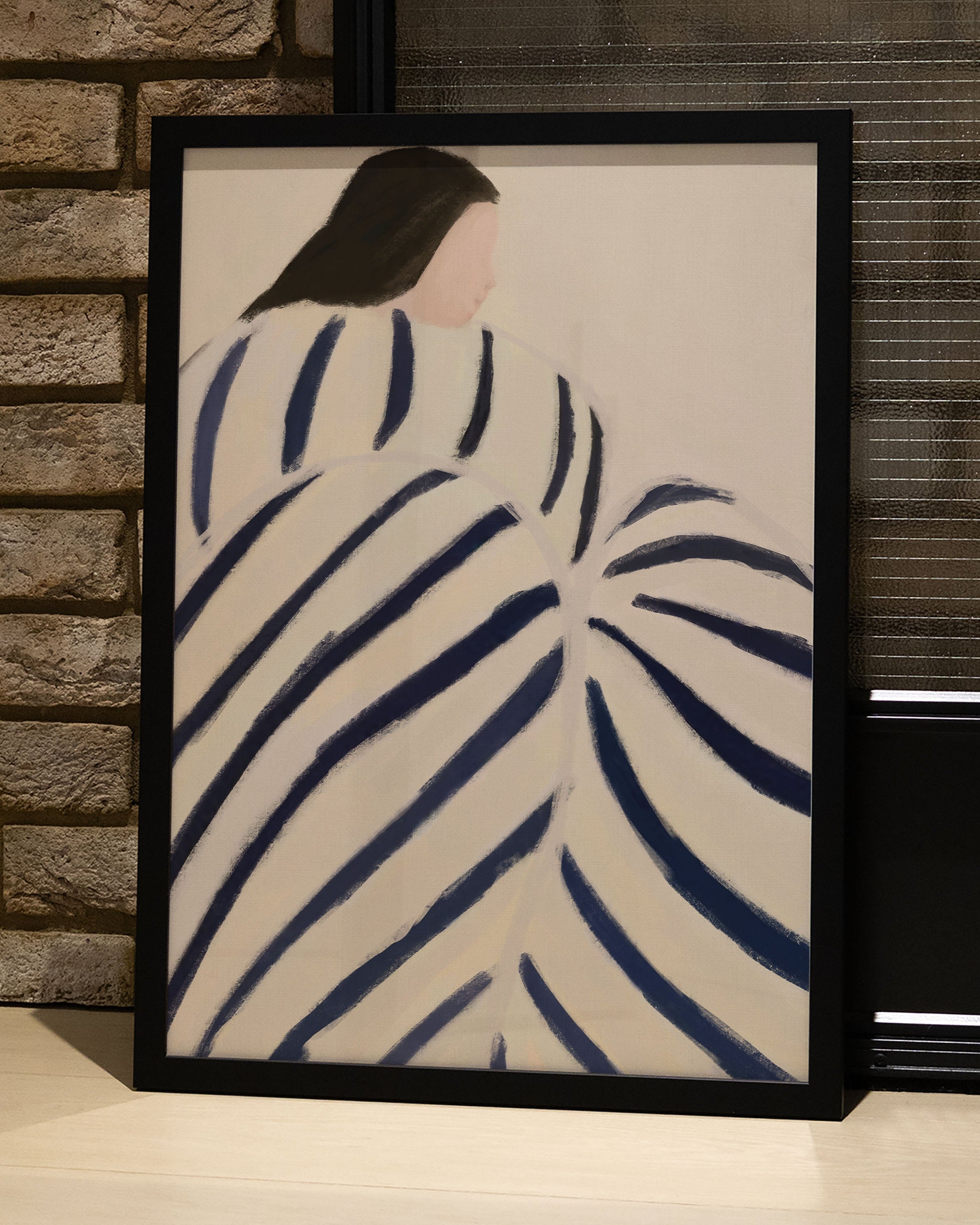 Wrapped in Quiet Poster – Print Material Wandbild, moderne Kunst & Fine Art Print von Spawnd, handgefertigt & Made in Germany