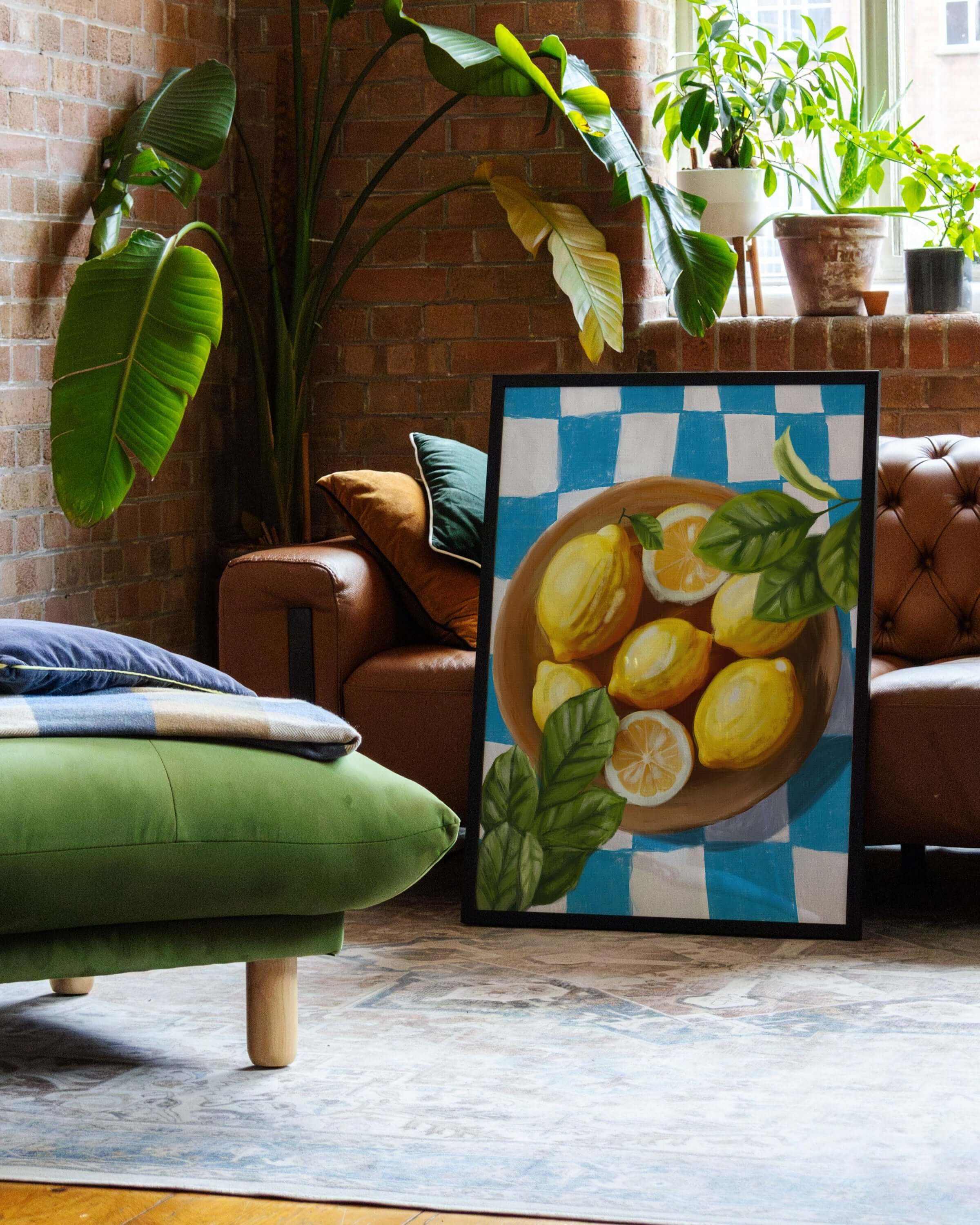 Zesty Blocks Poster – Print Material Wandbild, moderne Kunst & Fine Art Print von Spawnd, handgefertigt & Made in Germany