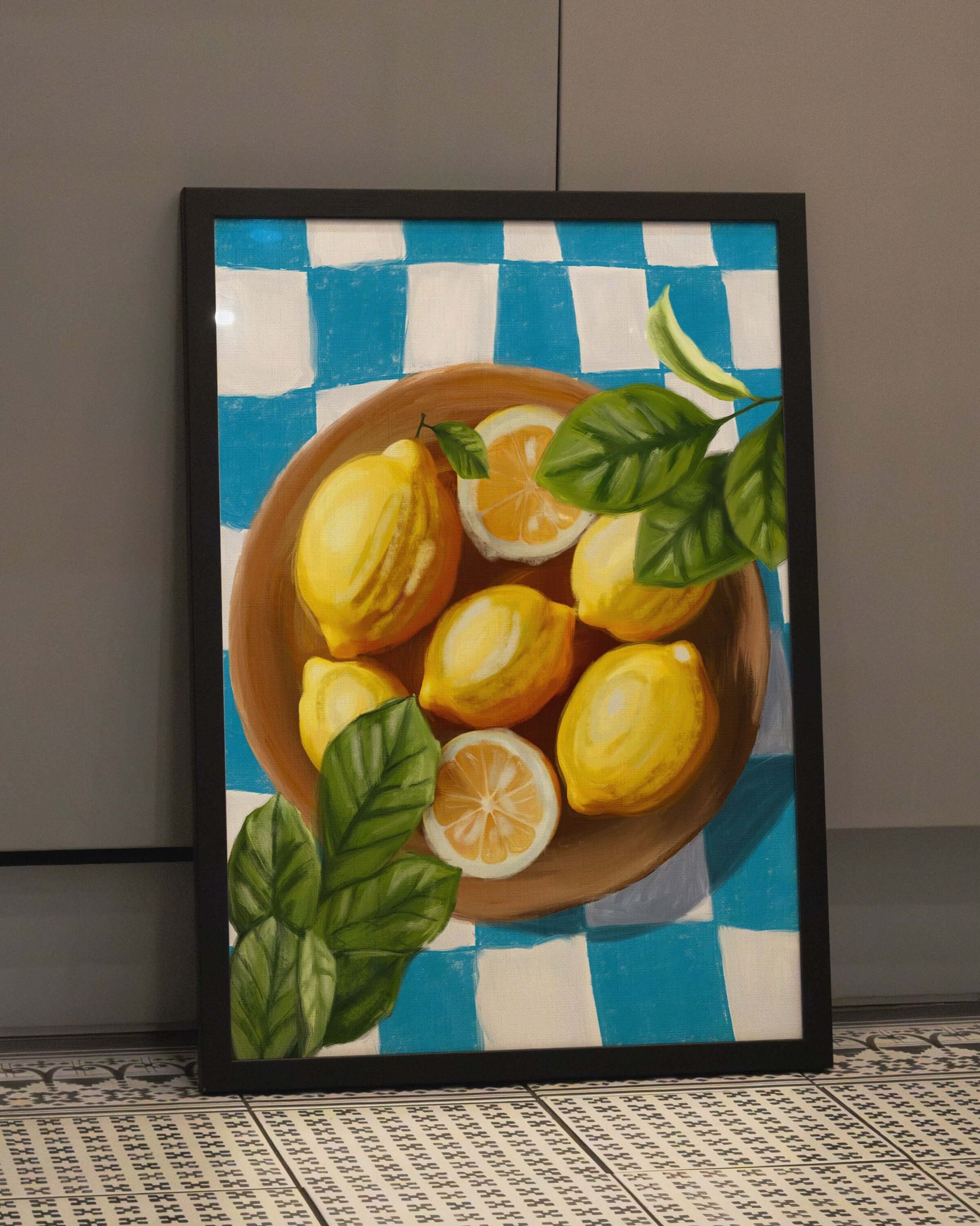 Zesty Blocks Poster – Print Material Wandbild, moderne Kunst & Fine Art Print von Spawnd, handgefertigt & Made in Germany