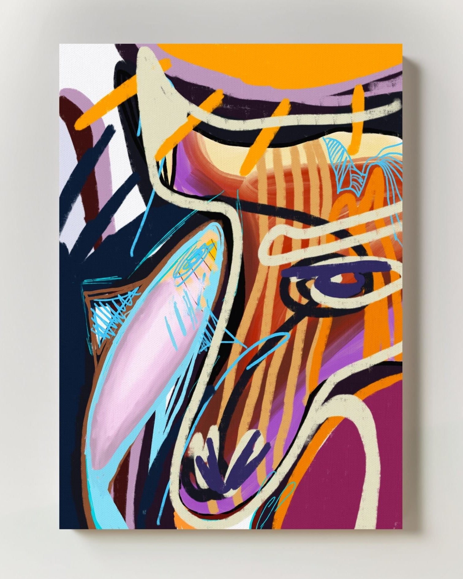 Zodiac Tides Poster – Print Material Wandbild, moderne Kunst & Fine Art Print von Spawnd, handgefertigt & Made in Germany