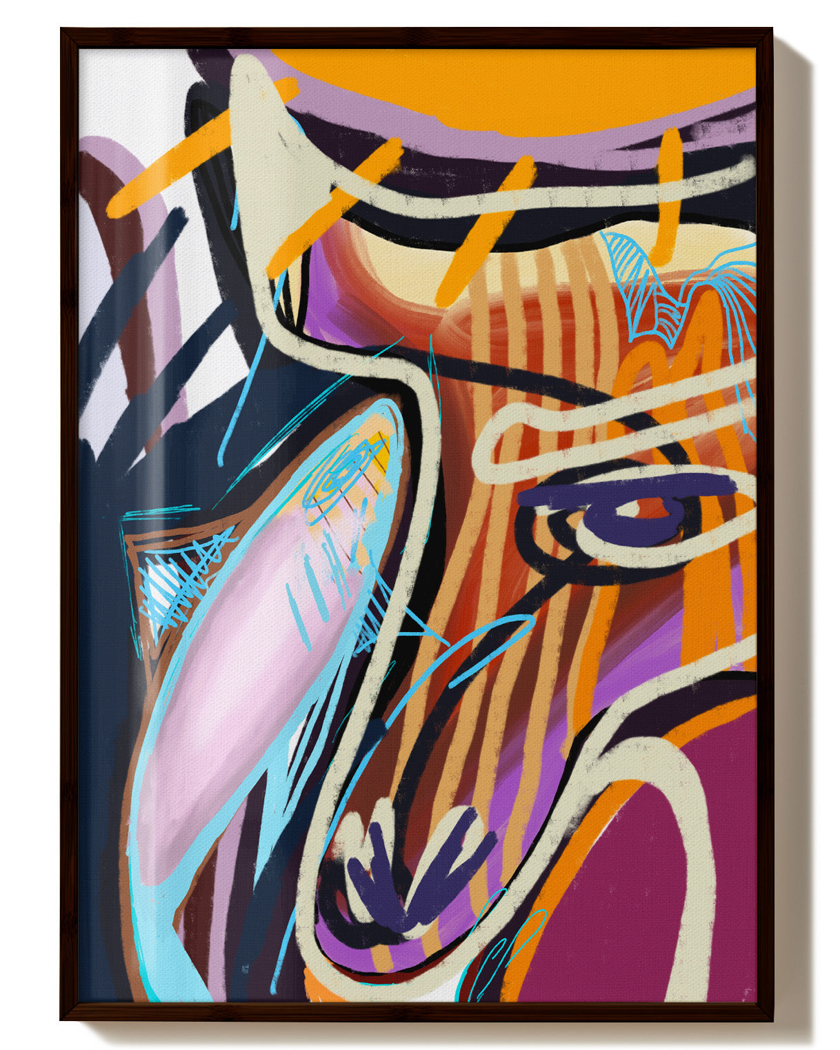 Zodiac Tides Poster – Print Material Wandbild, moderne Kunst & Fine Art Print von Spawnd, handgefertigt & Made in Germany