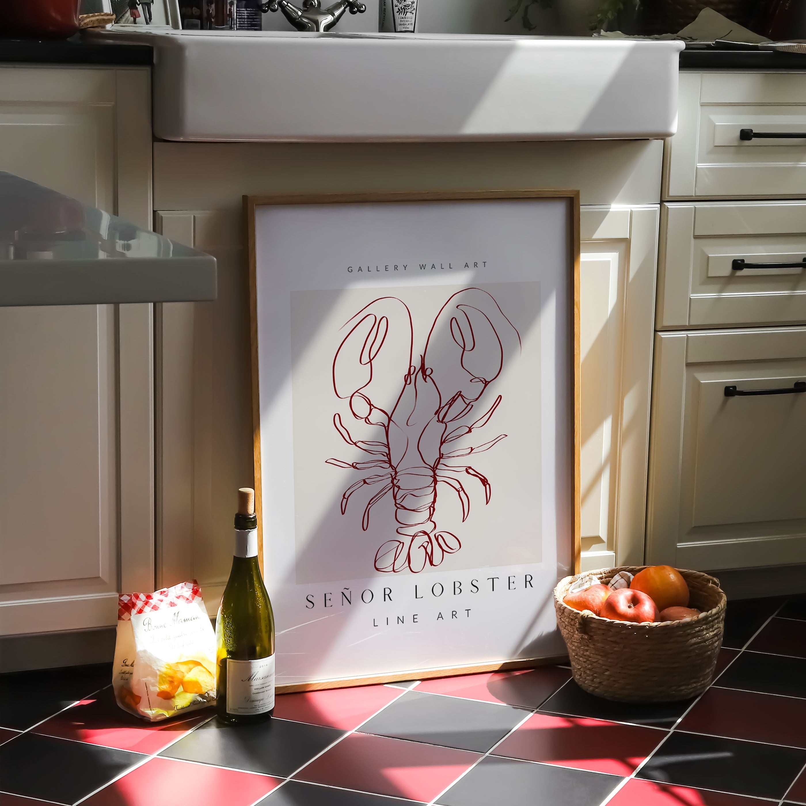 Küche - Minimalistisch - Poster