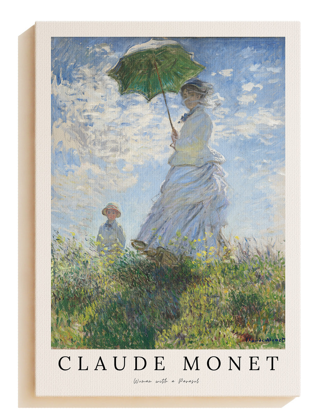 Woman with a Parasol - Canvas